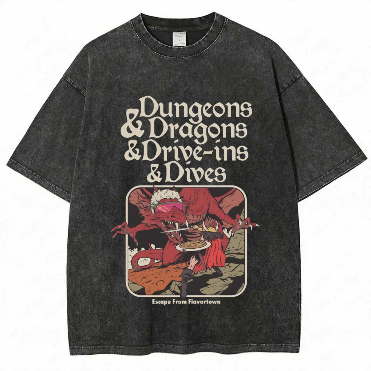 Dungeon Dragon Dive ins and Dives Graphic T-Shirt