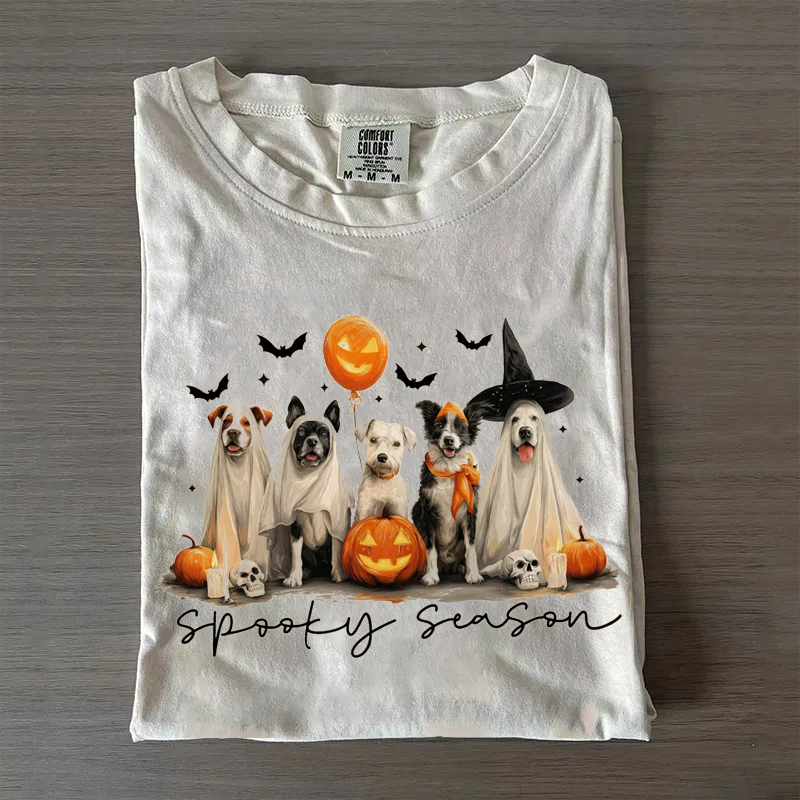 Retro Ghost Dog T-shirt