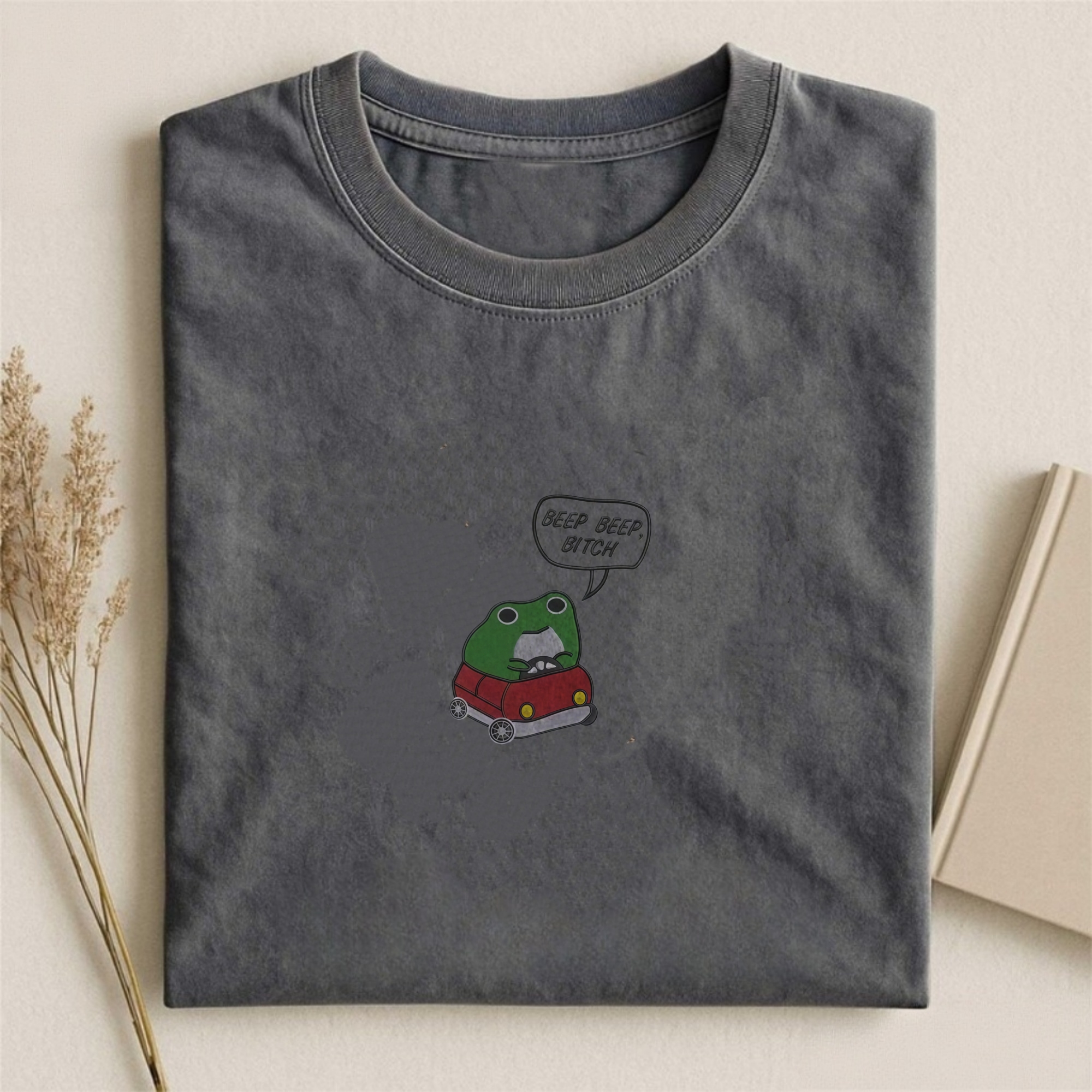 Embroidered Frog T-shirt
