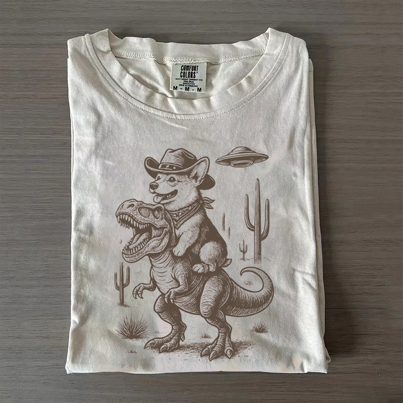 Retro Corgi T-shirt