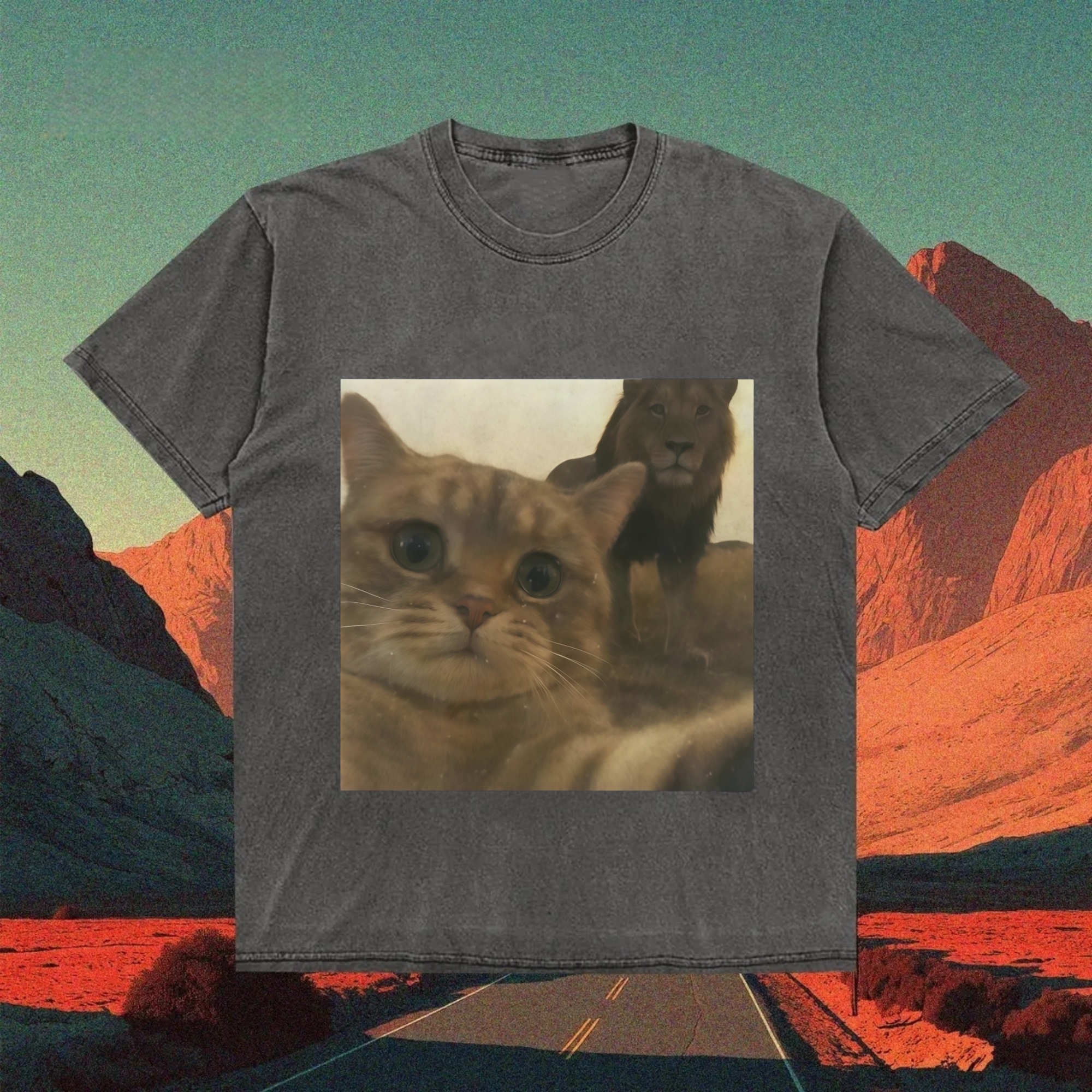 Courageous Soul Cat Selfie T-shirt