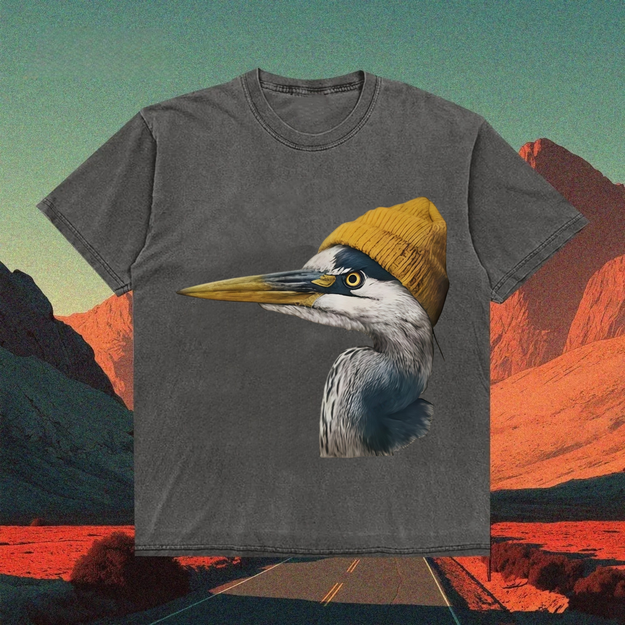 Chilly Heron Vibes T-shirt