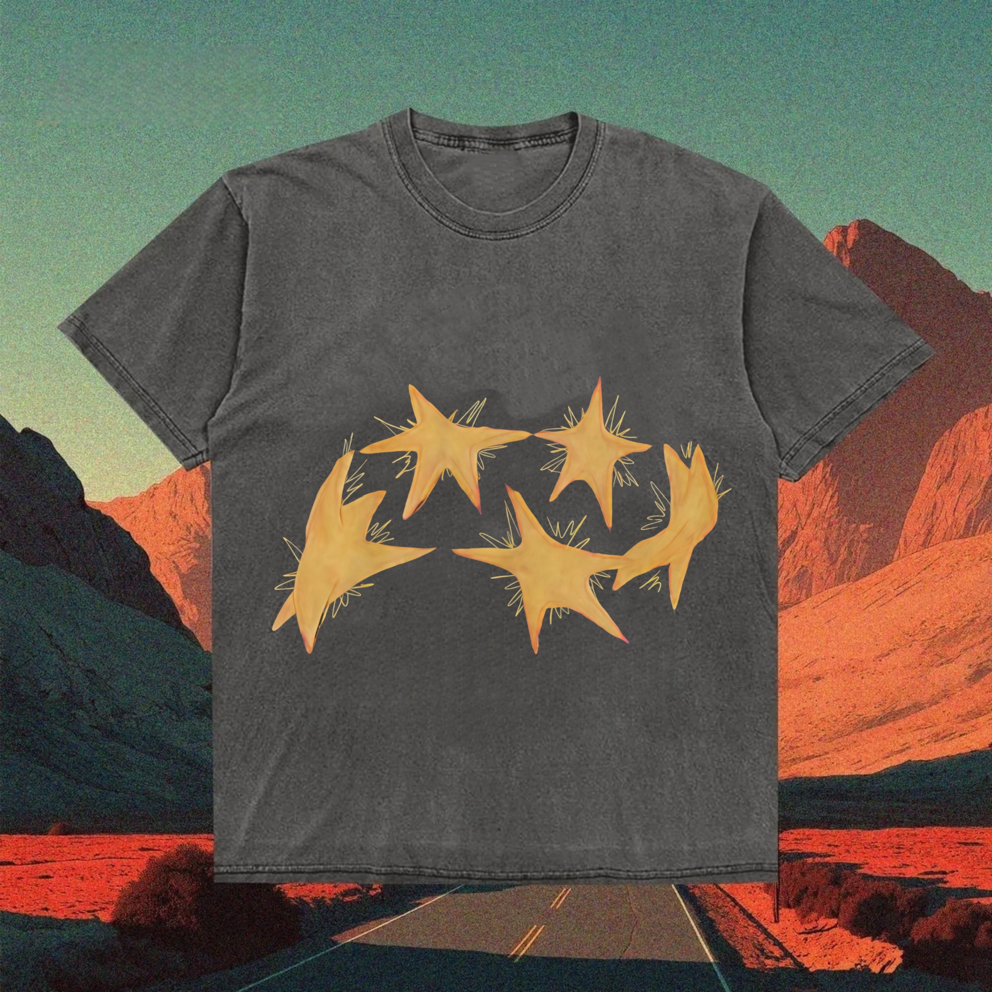Circle Of Stars T-shirt