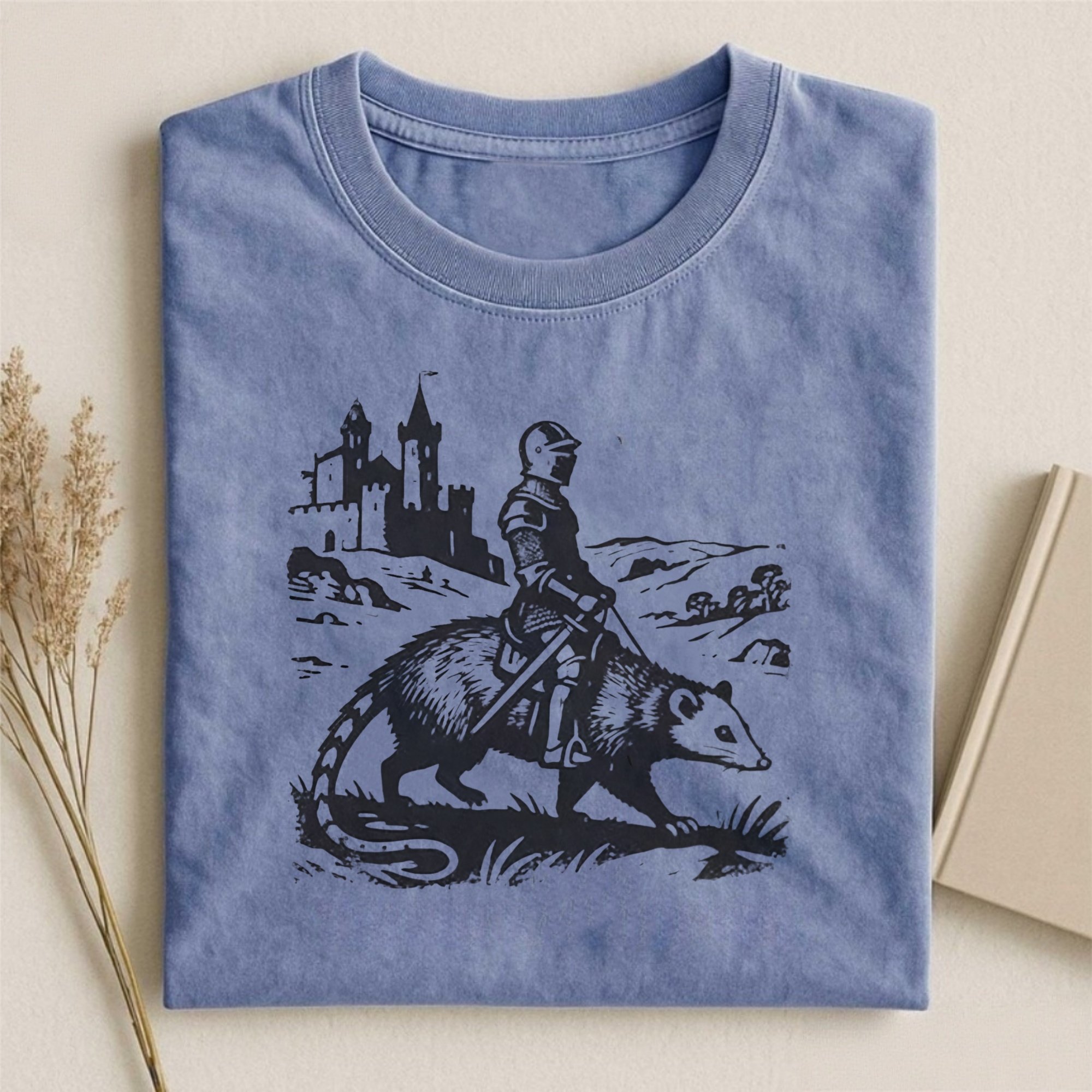 Funny Knight Opossum T-shirt