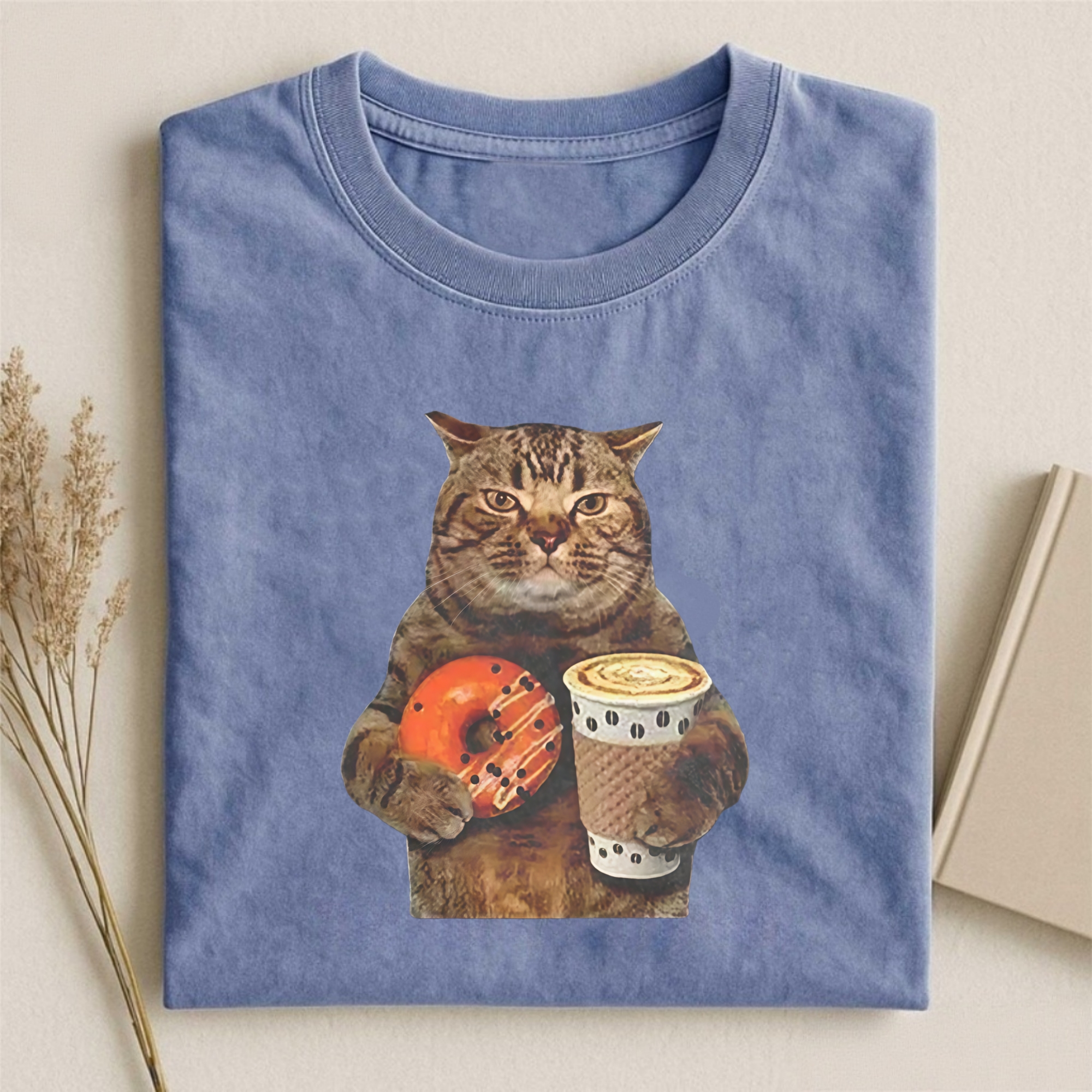 Funny Meme Fat Cat All I Need In Life T-shirt