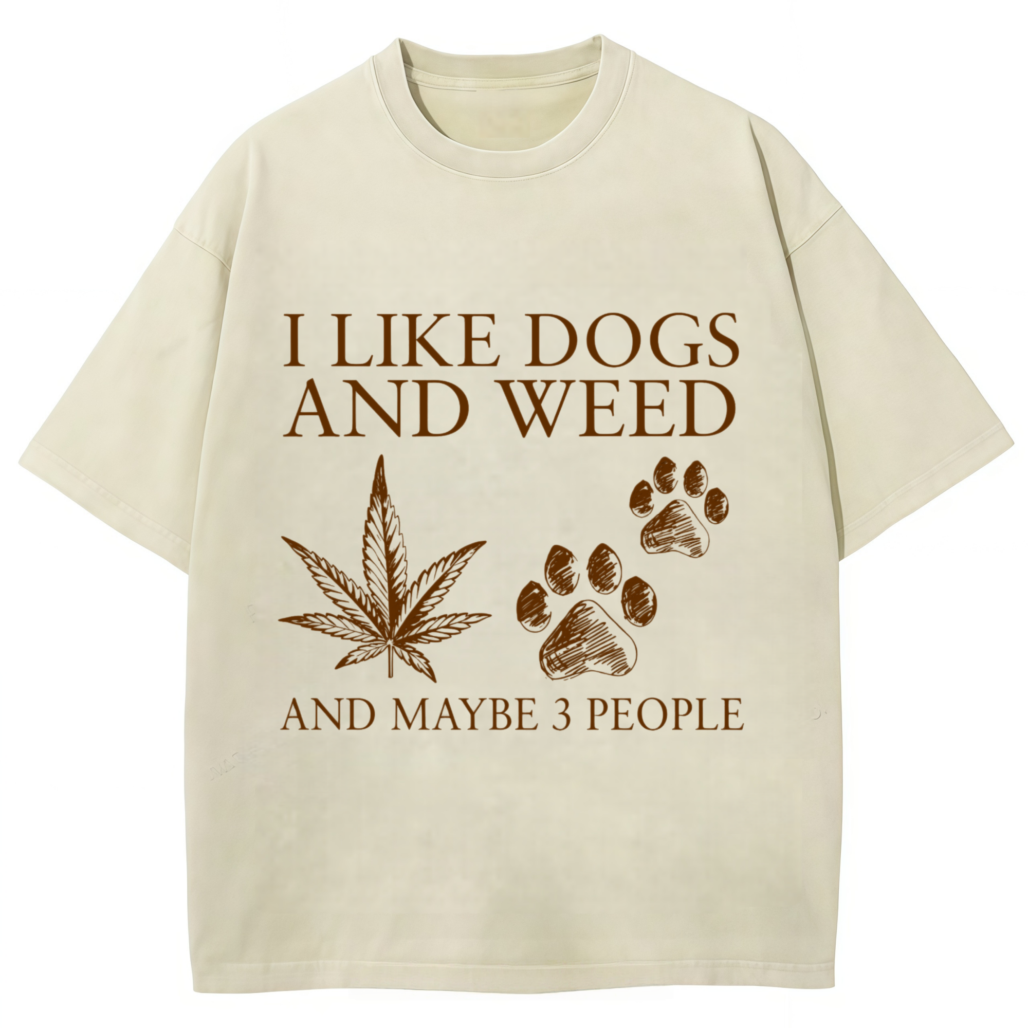I Like Dogs And Weed T-shirt