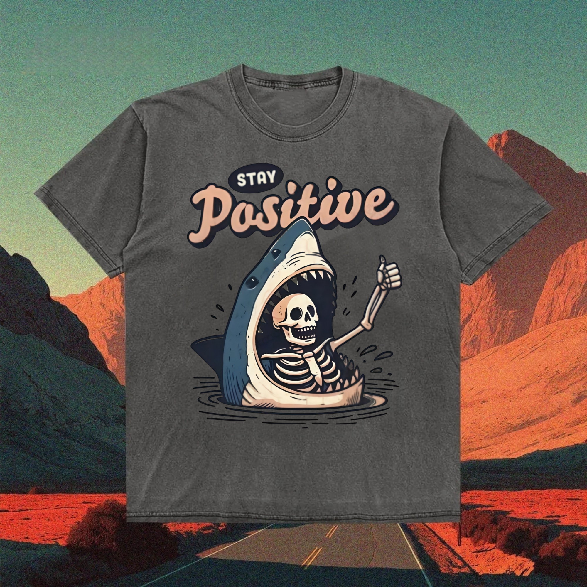 Eternal Optimist Shark T-shirt