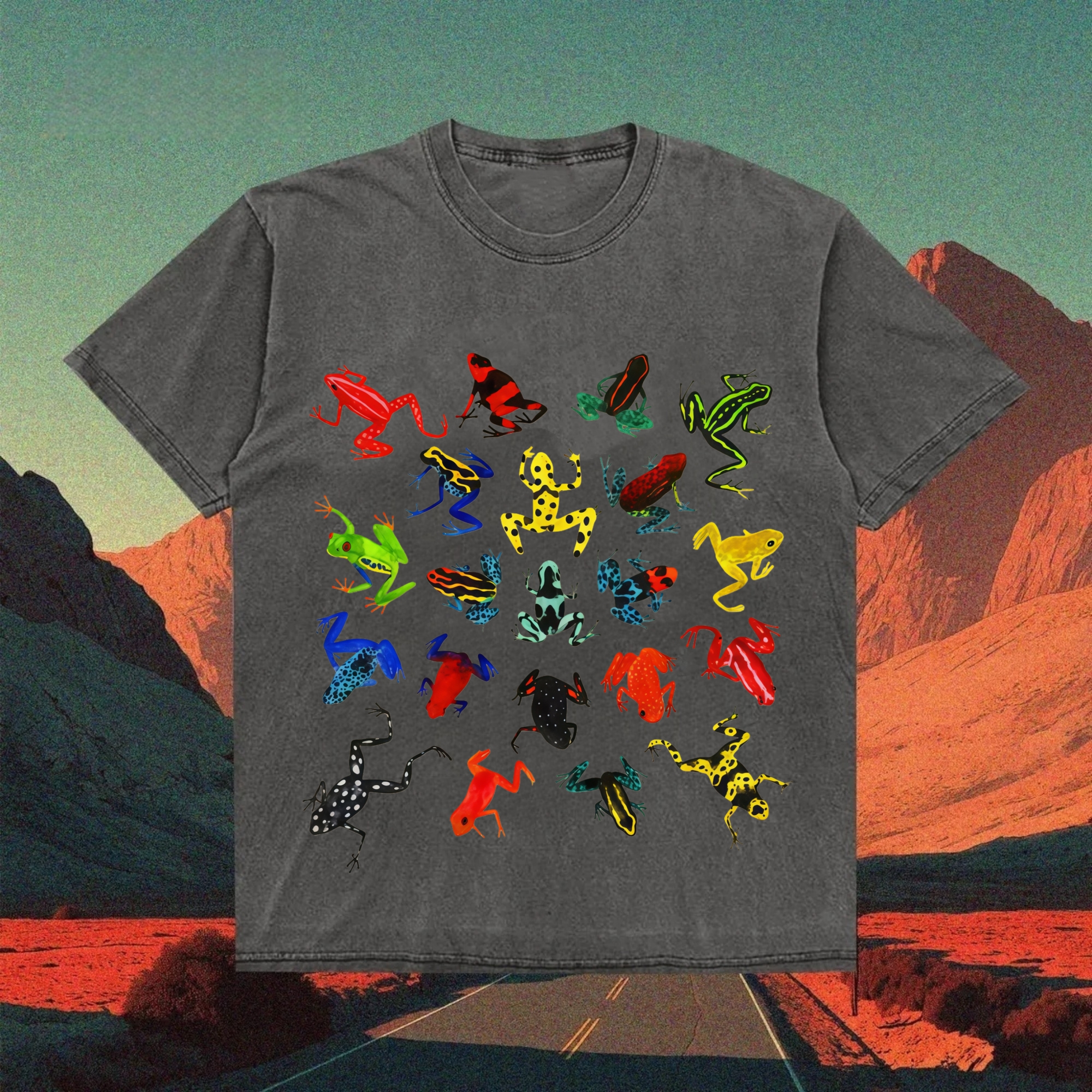 Colorful Frogs T-shirt