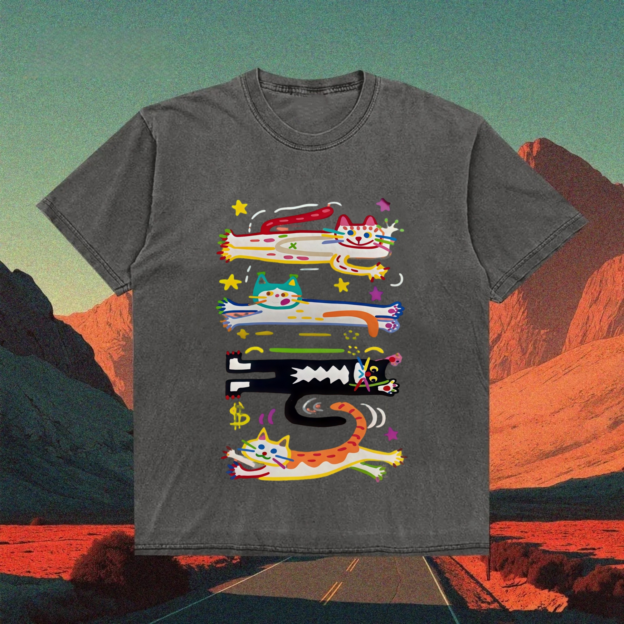 Star Cat T-shirt