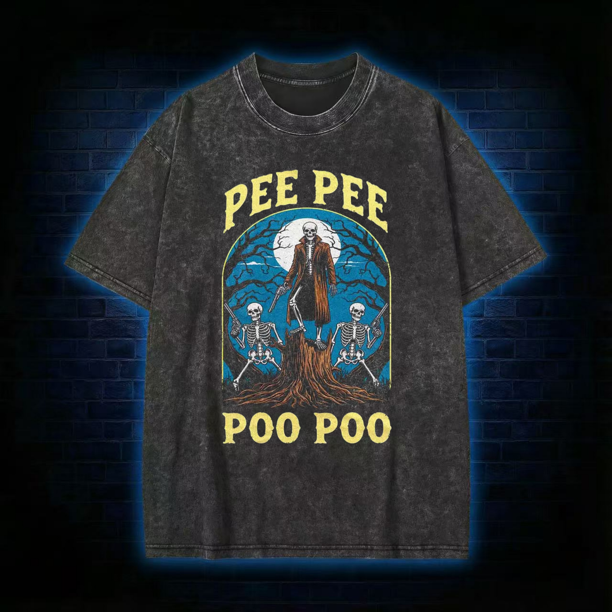 Pee Pee Poo Poo Washed T-shirt