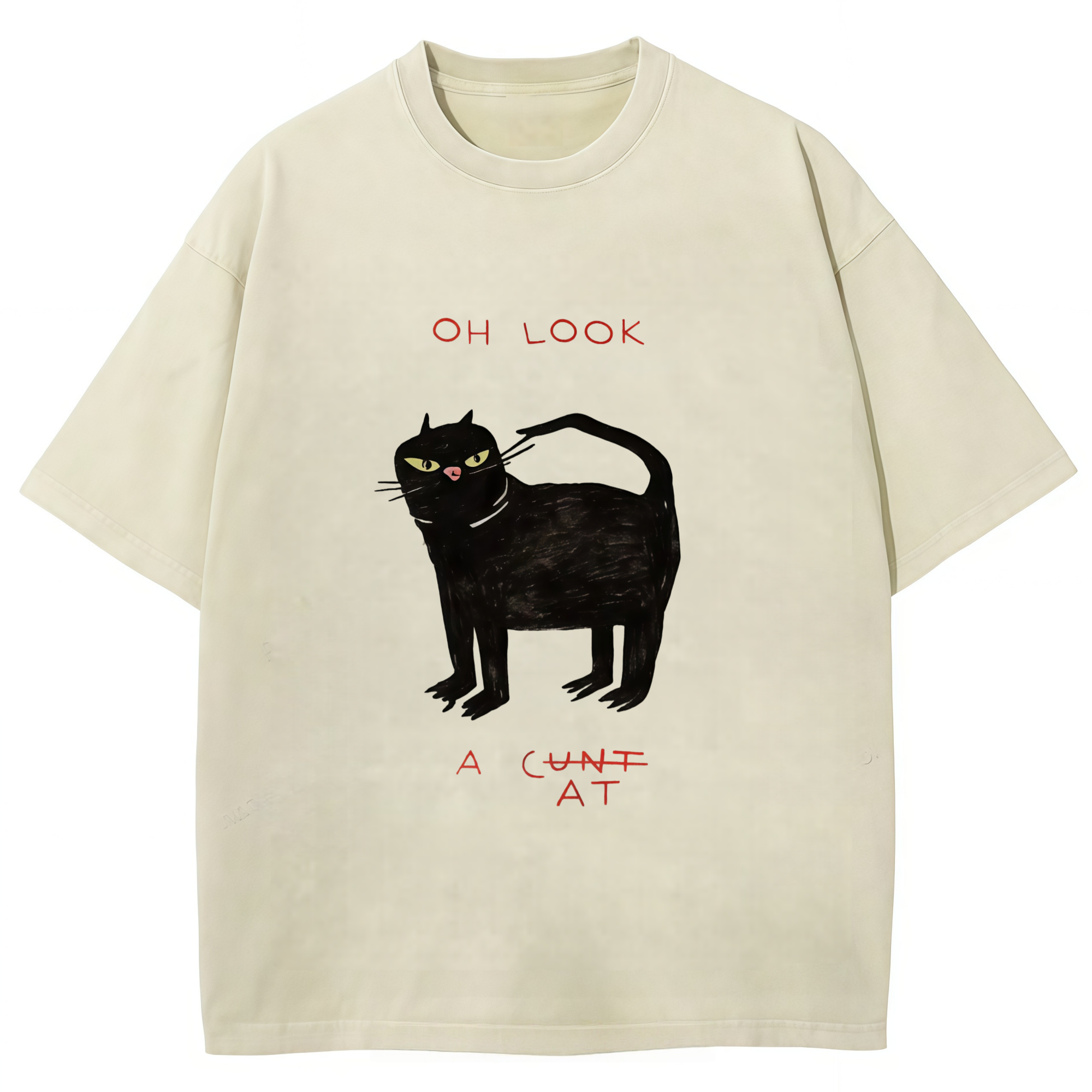 Oh Look Cat Graphic T-shirt