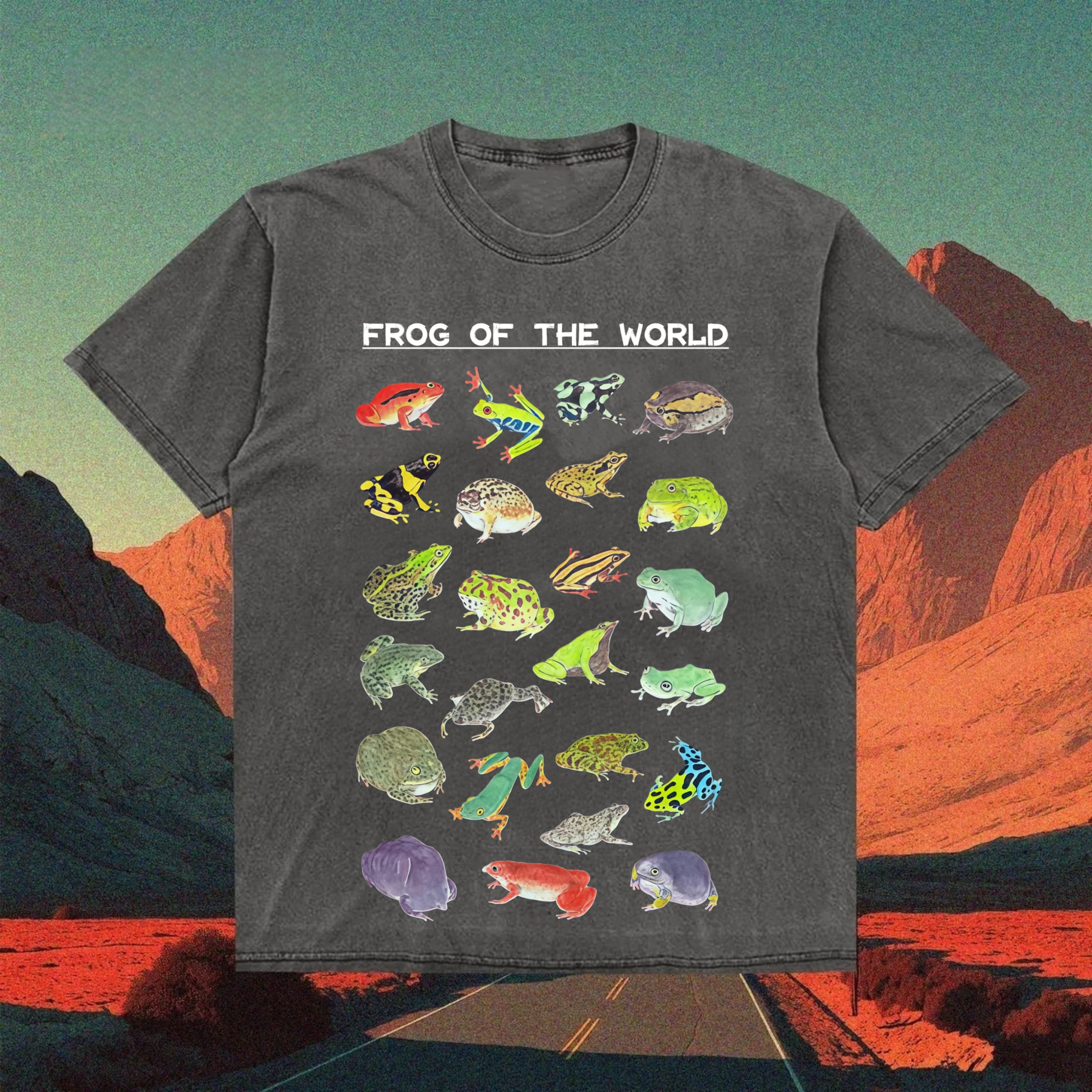 Frogs Of The World T-shirt