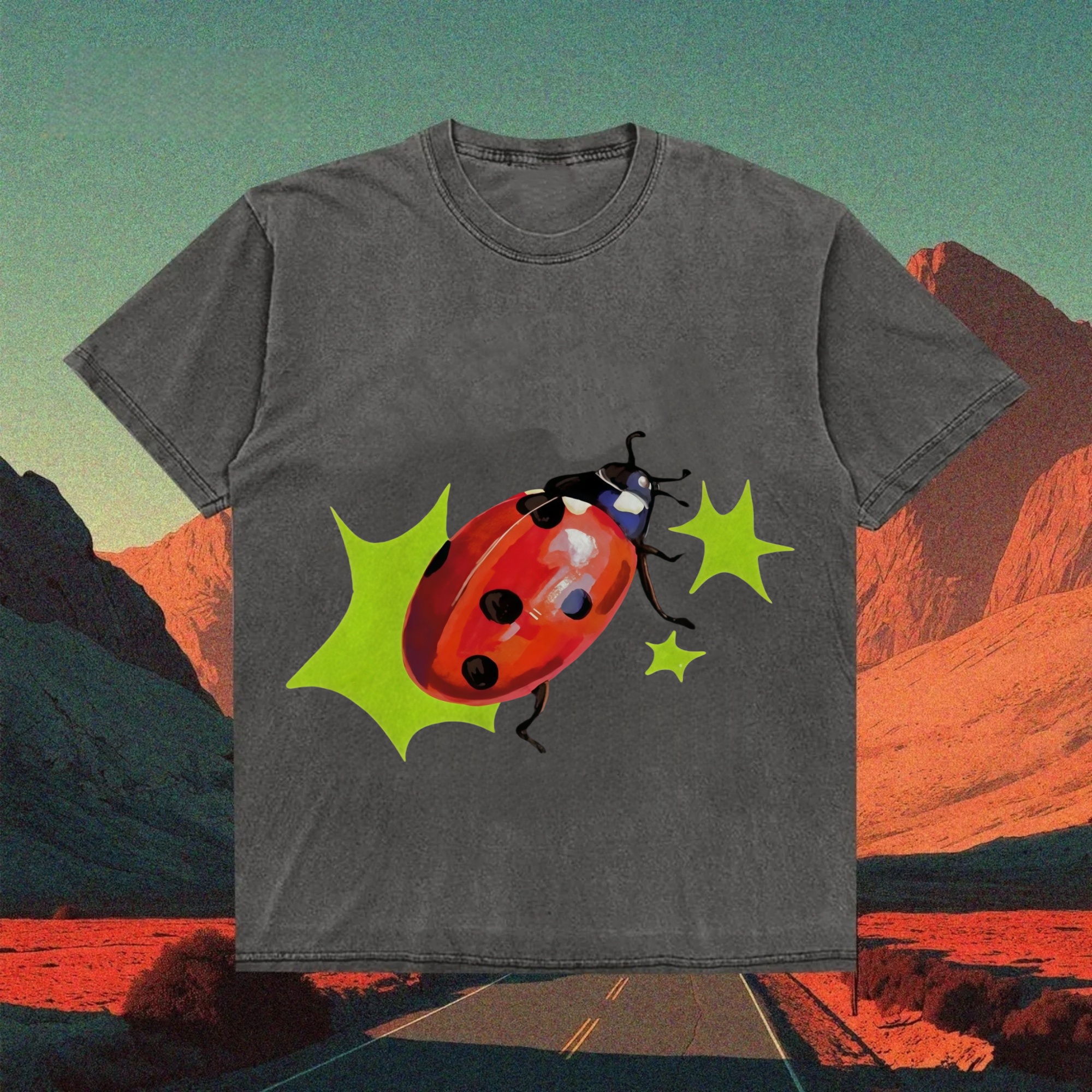 Fluorescent Ladybug T-shirt