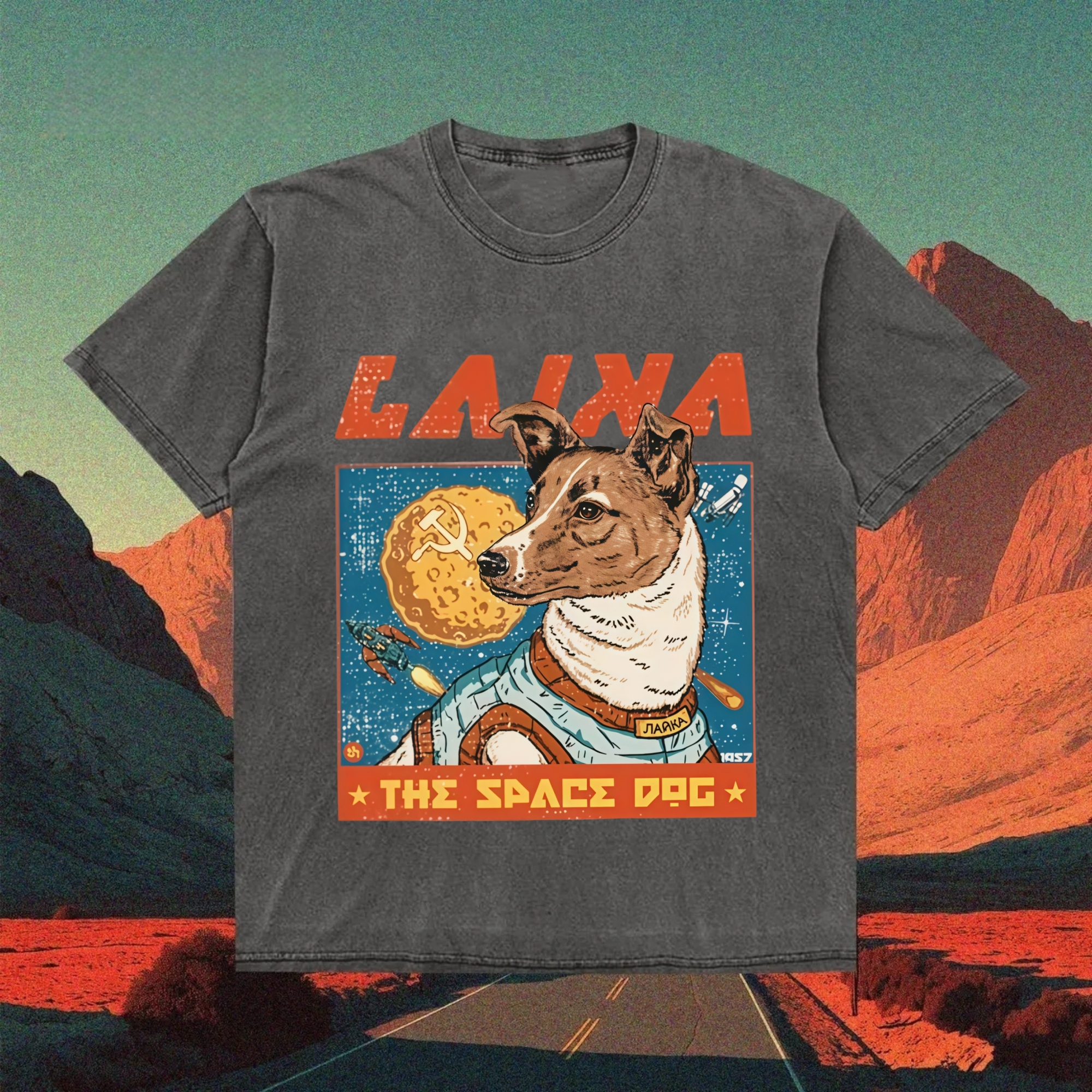 Laika The Space Dog T-shirt