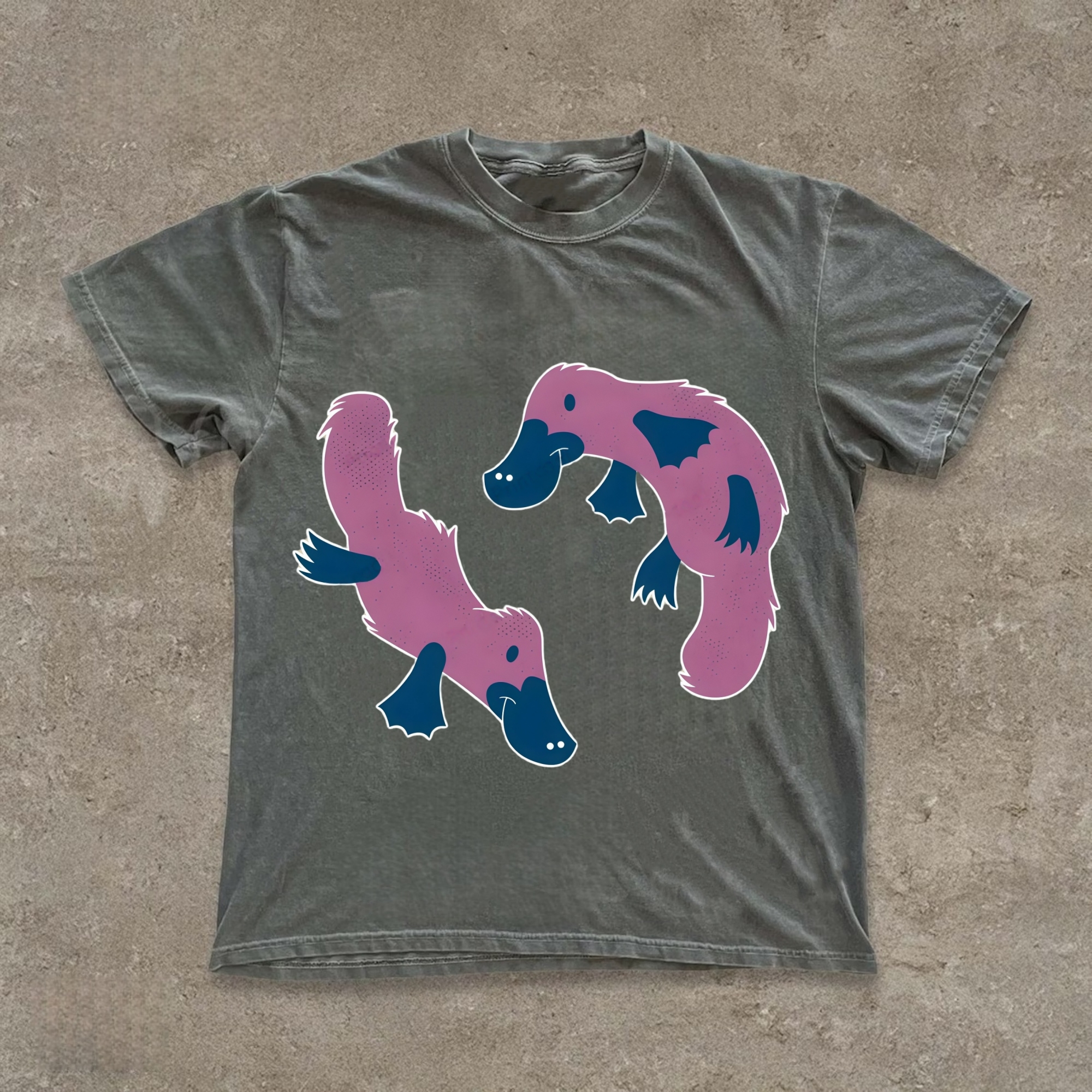 Two Pink Platypuses T-shirt