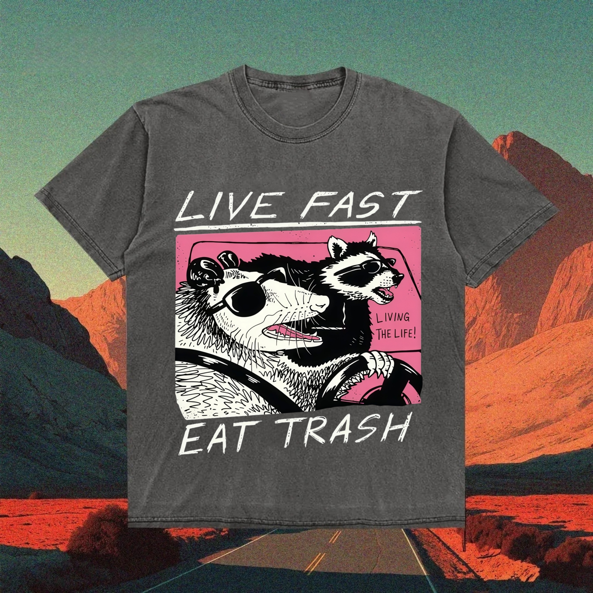 Live Fast Eat Trash T-shirt