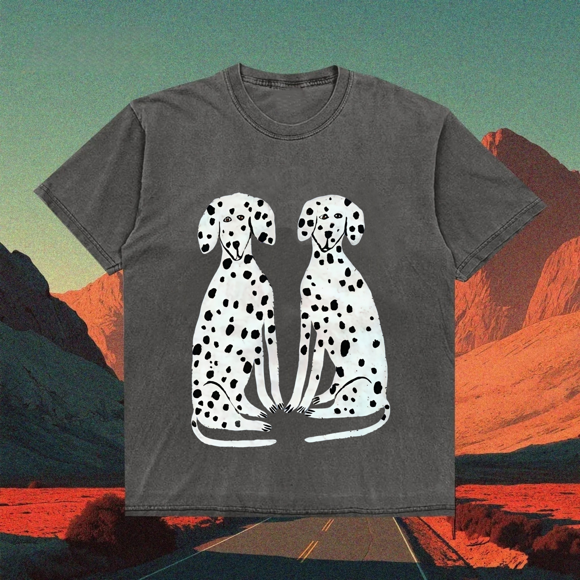 Two Dalmatians T-shirt