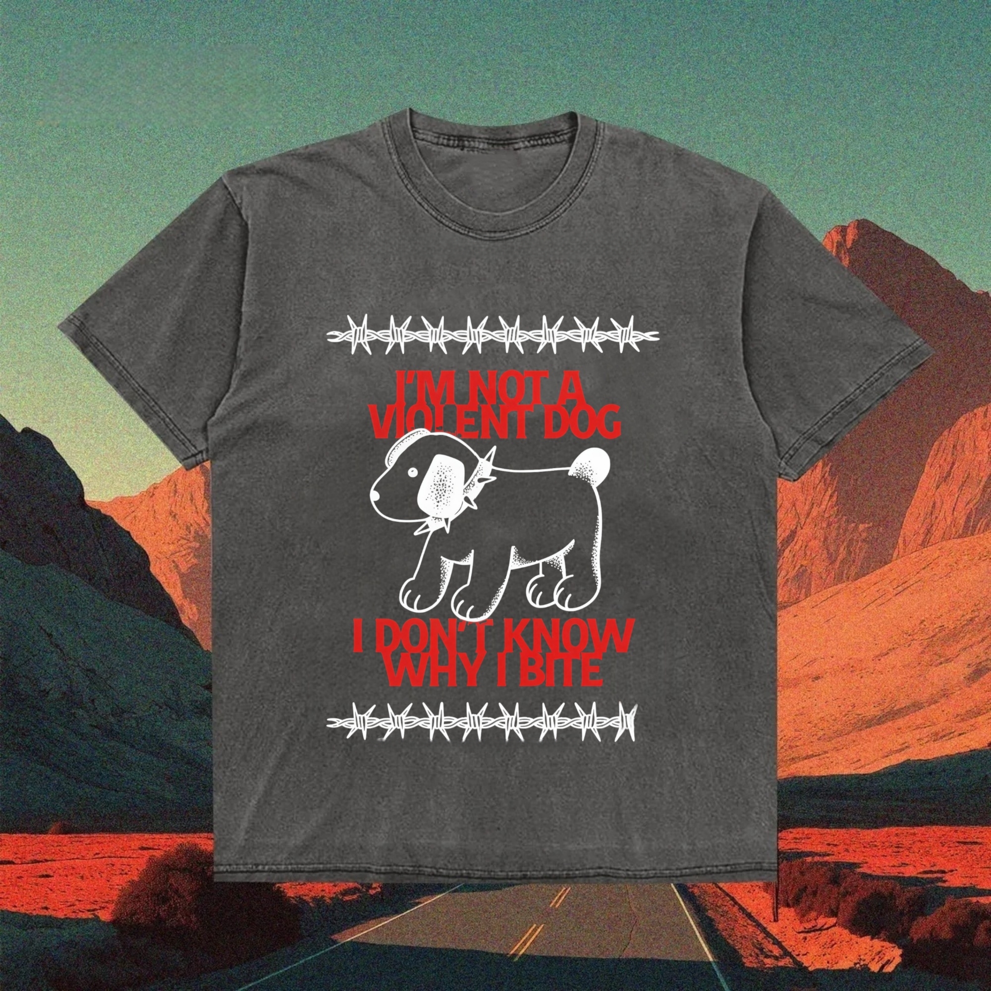 I'm Not A Violent Dog T-shirt