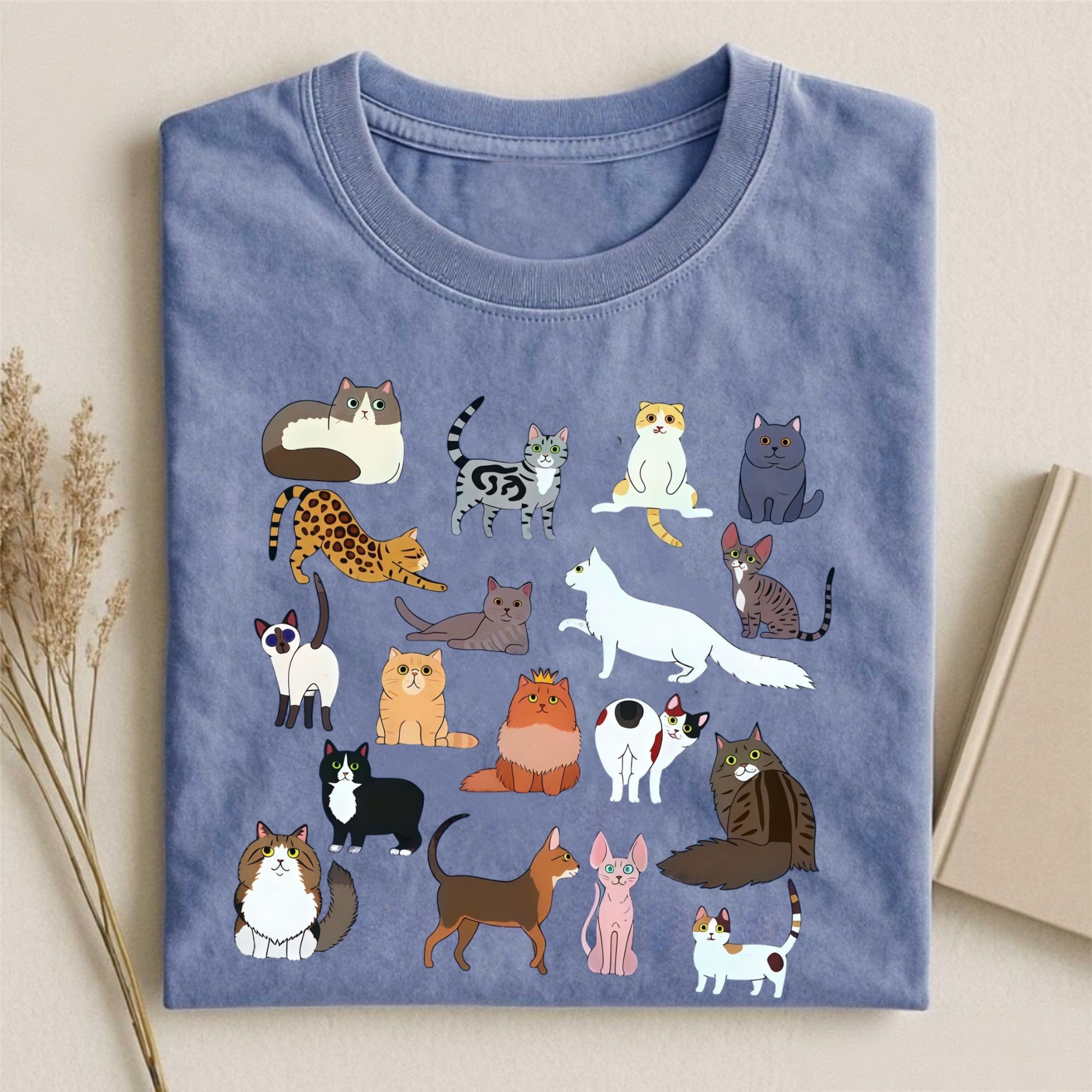 Various Cat Breeds Collection T-shirt