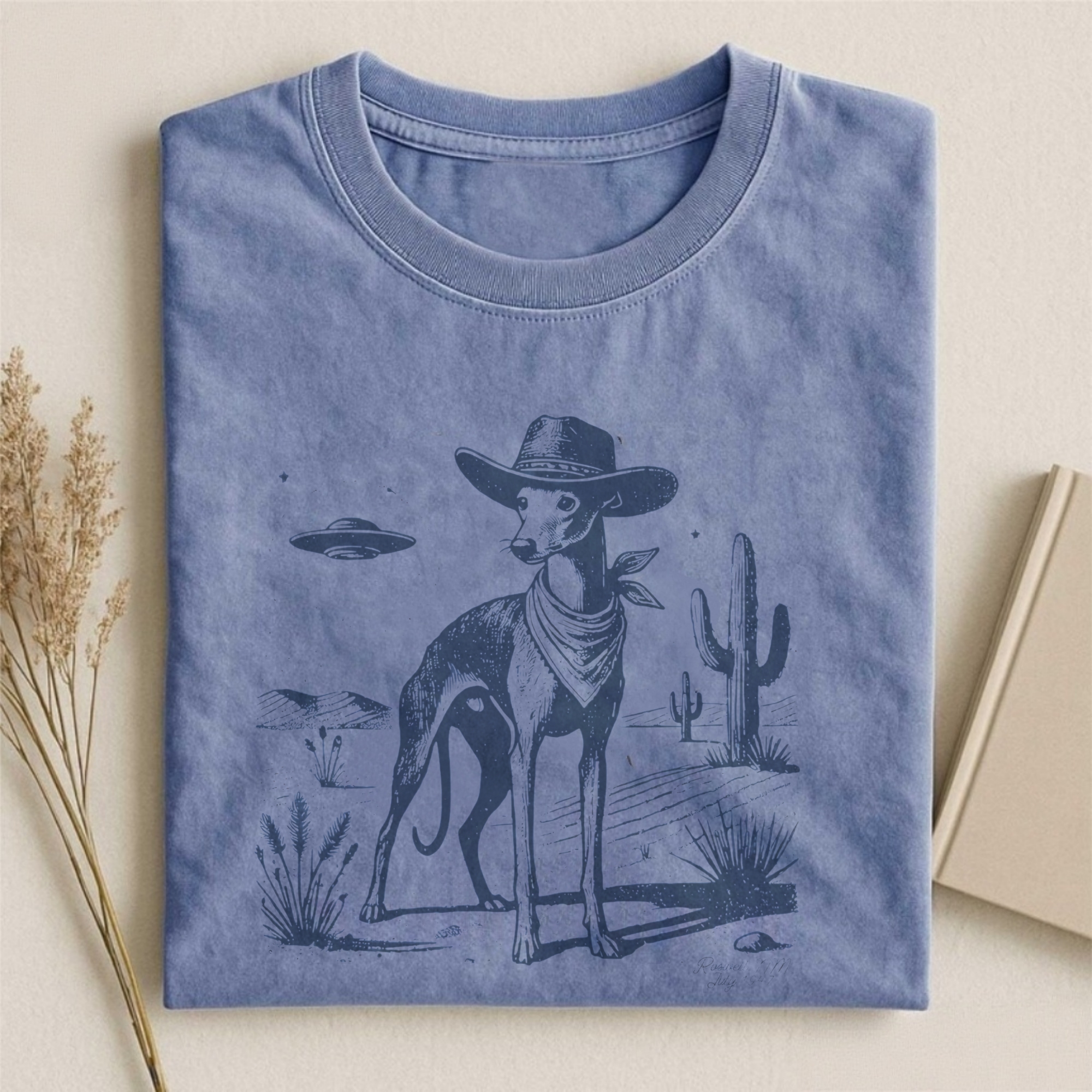 Whippet Vintage Shirt UFO Western T-shirt