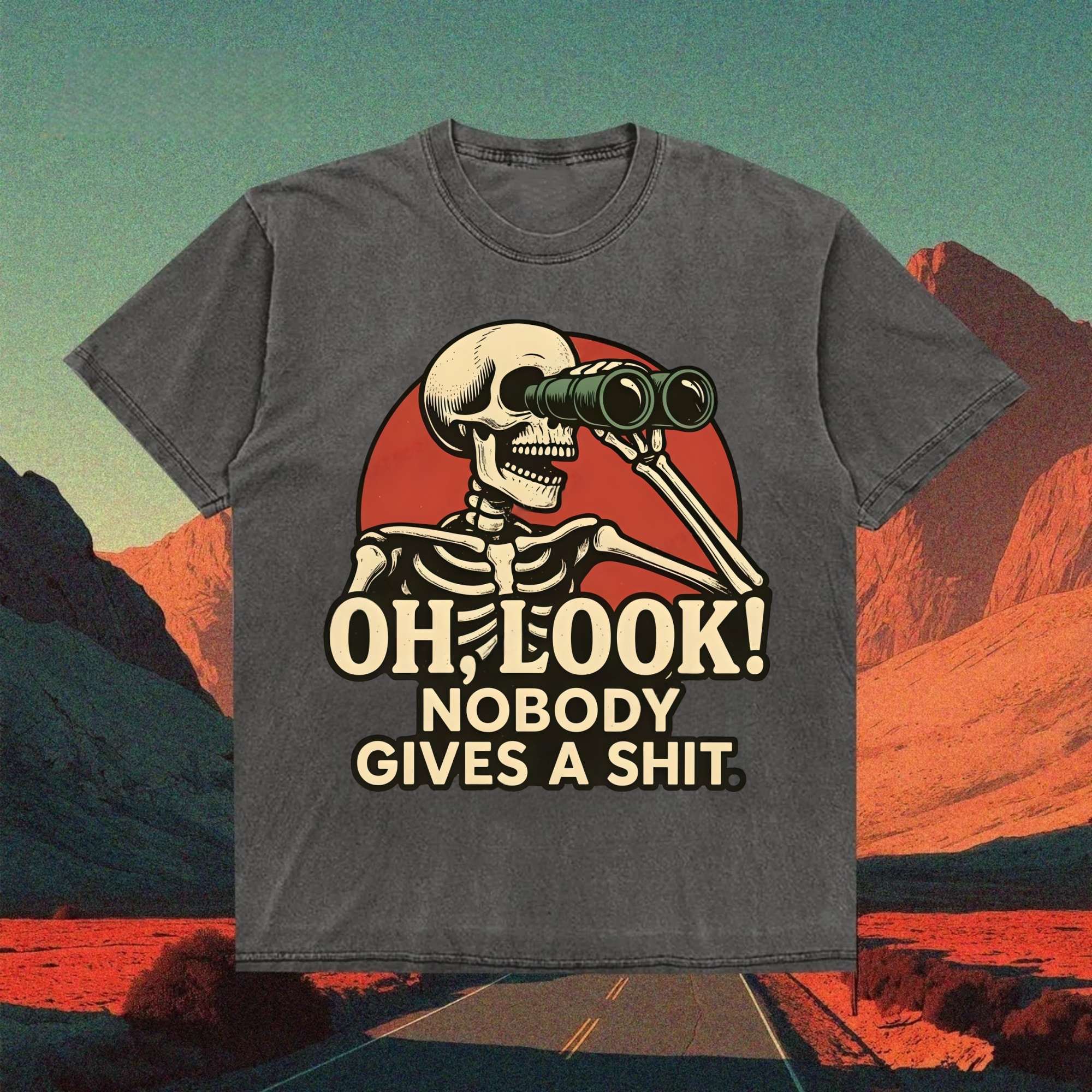 Sarcastic Skeleton Outlook T-shirt