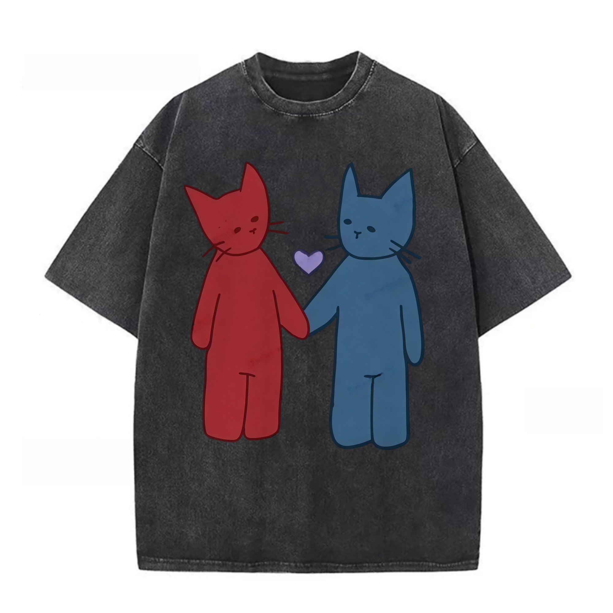 Two Loving Cats T-shirt