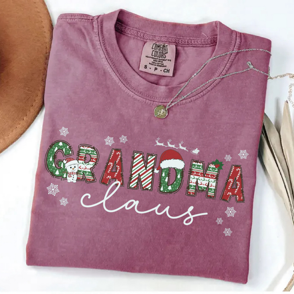 Comfort Colors Family Christmas T-shirt