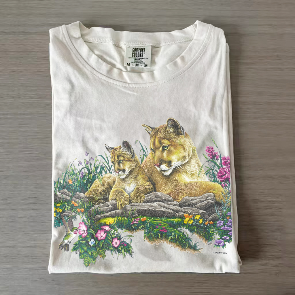Vintage Tigers Animal Habitat T-shirt