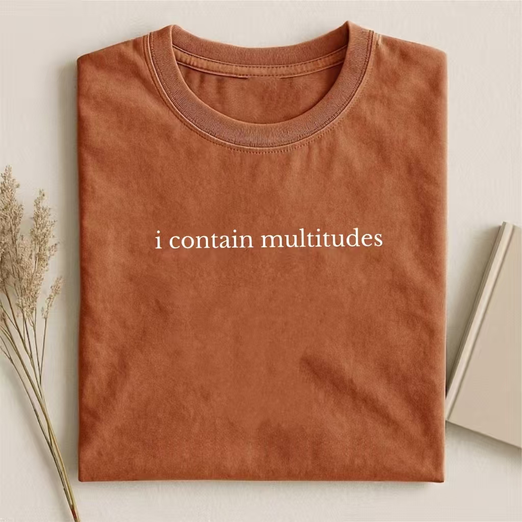 "I Contain Multitudes" Literary Quote T-shirt