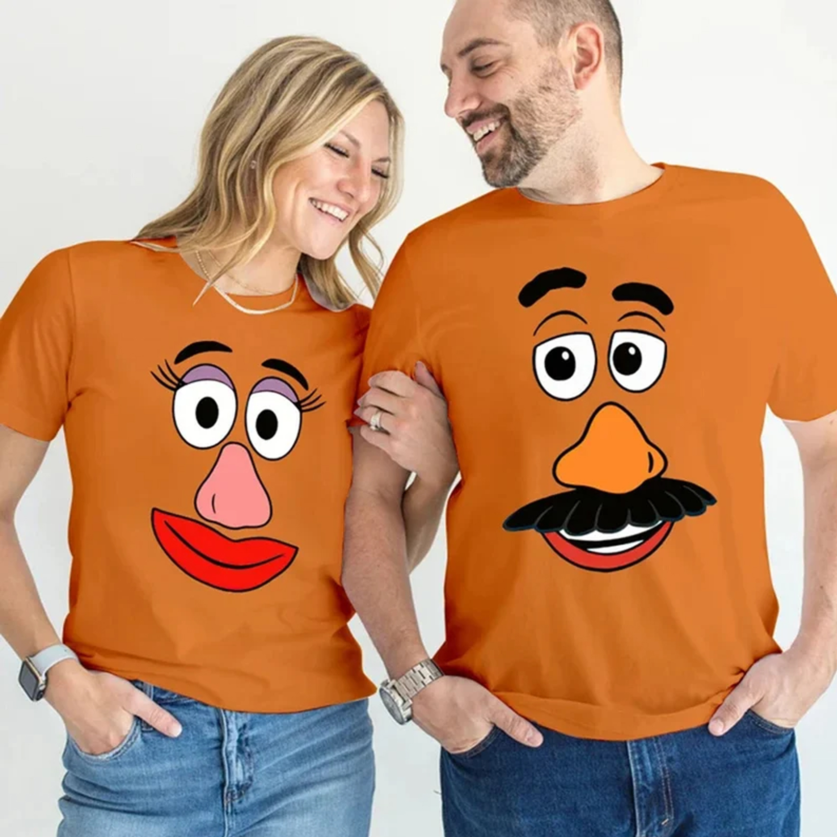Mr Potato And Mrs Potato Head T-shirt