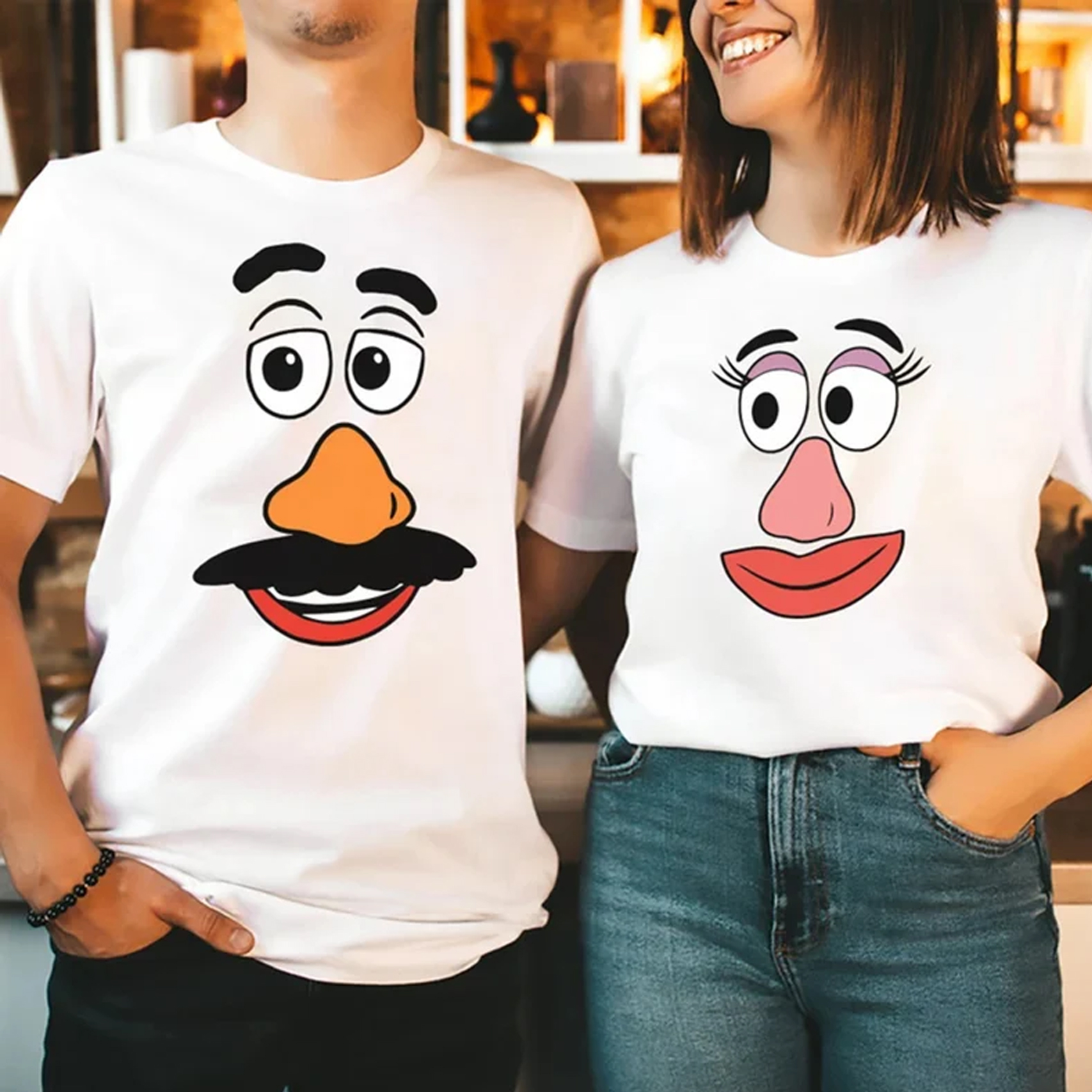 Mr Potato And Mrs Potato Head T-shirt