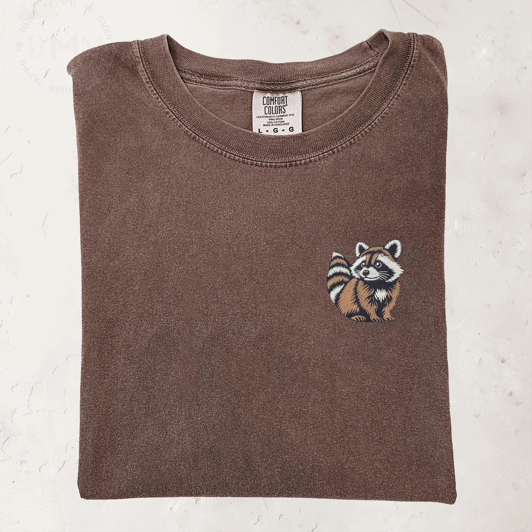 Raccoon Embroidered T-shirt