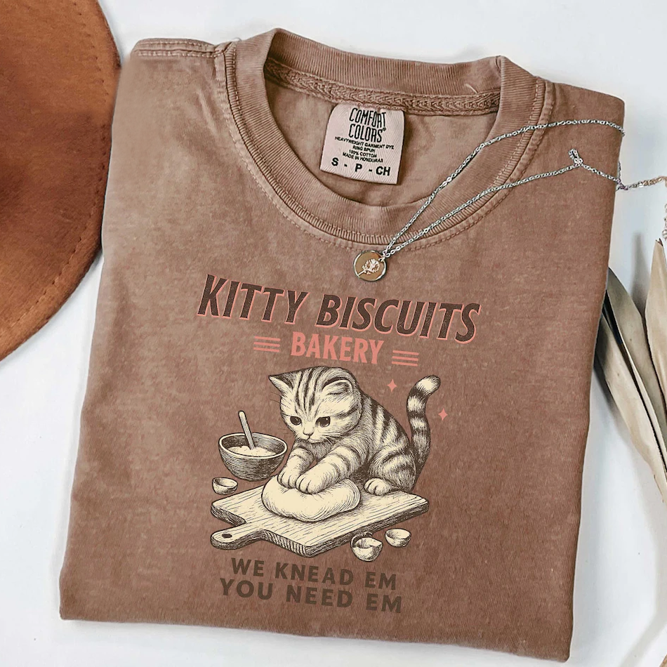 Funny Cat Biscuit Maker T-shirt