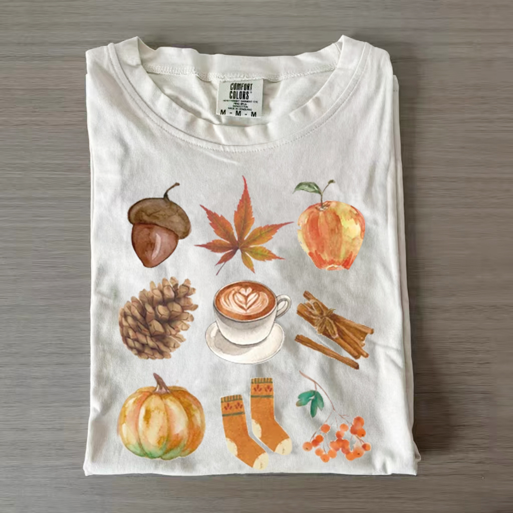 Women's Fall Favorites T-shirt-Lulueye
