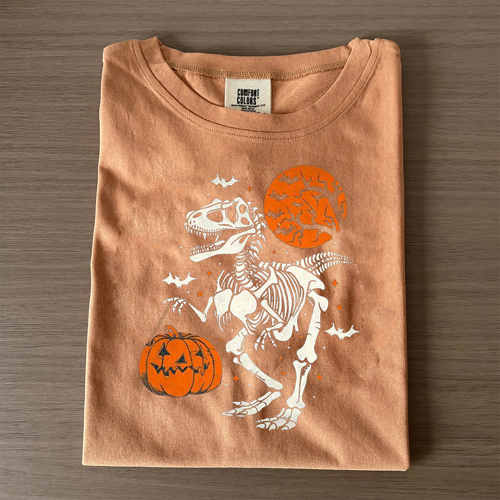 Dinosaur Halloween Spooky T-shirt