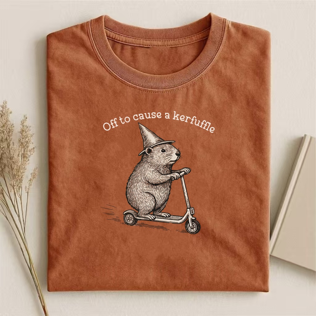 Kerfuffle-Causing Groundhog Wizard T-shirt