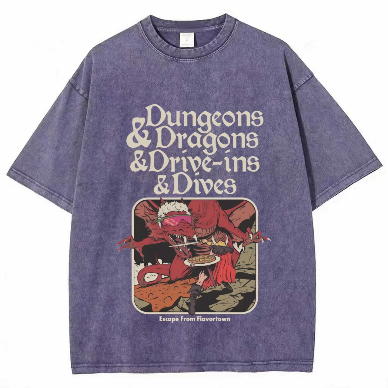 Dungeon Dragon Dive ins and Dives Graphic T-Shirt
