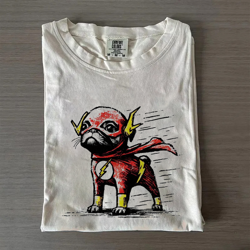 Funny Pug Superhero T-shirt