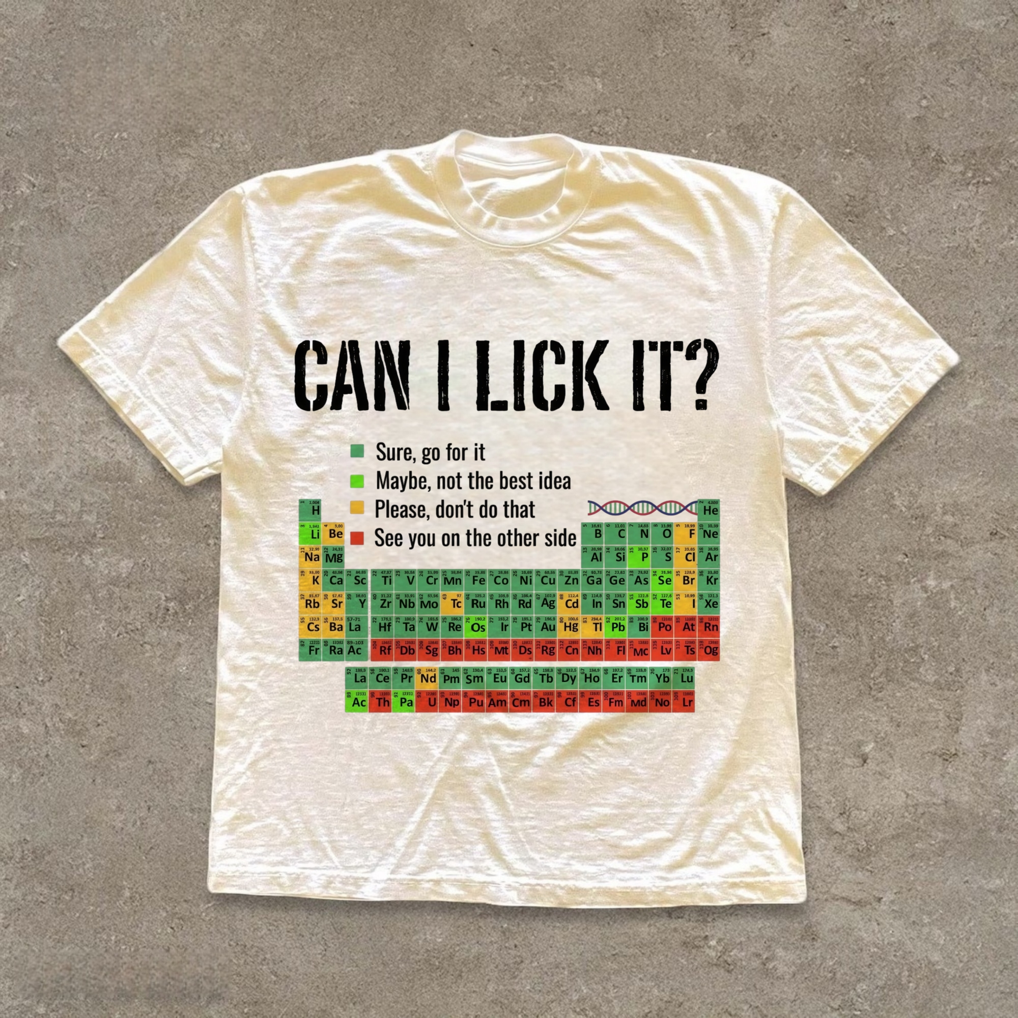 Can I Lick It Periodic Table T-Shirt