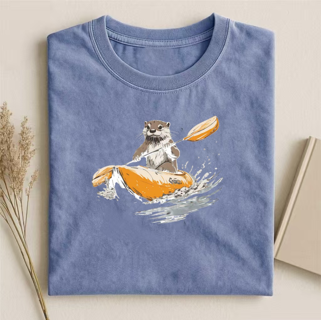 Kayaking Otter Adventure T-shirt