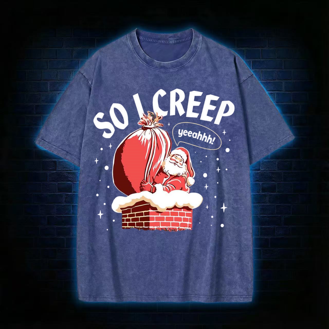 So I Creep Washed T-shirt