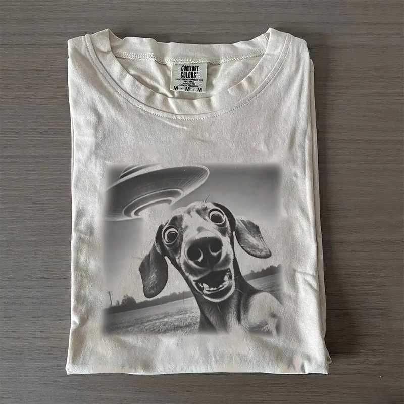Wiener Dog UFO T-shirt