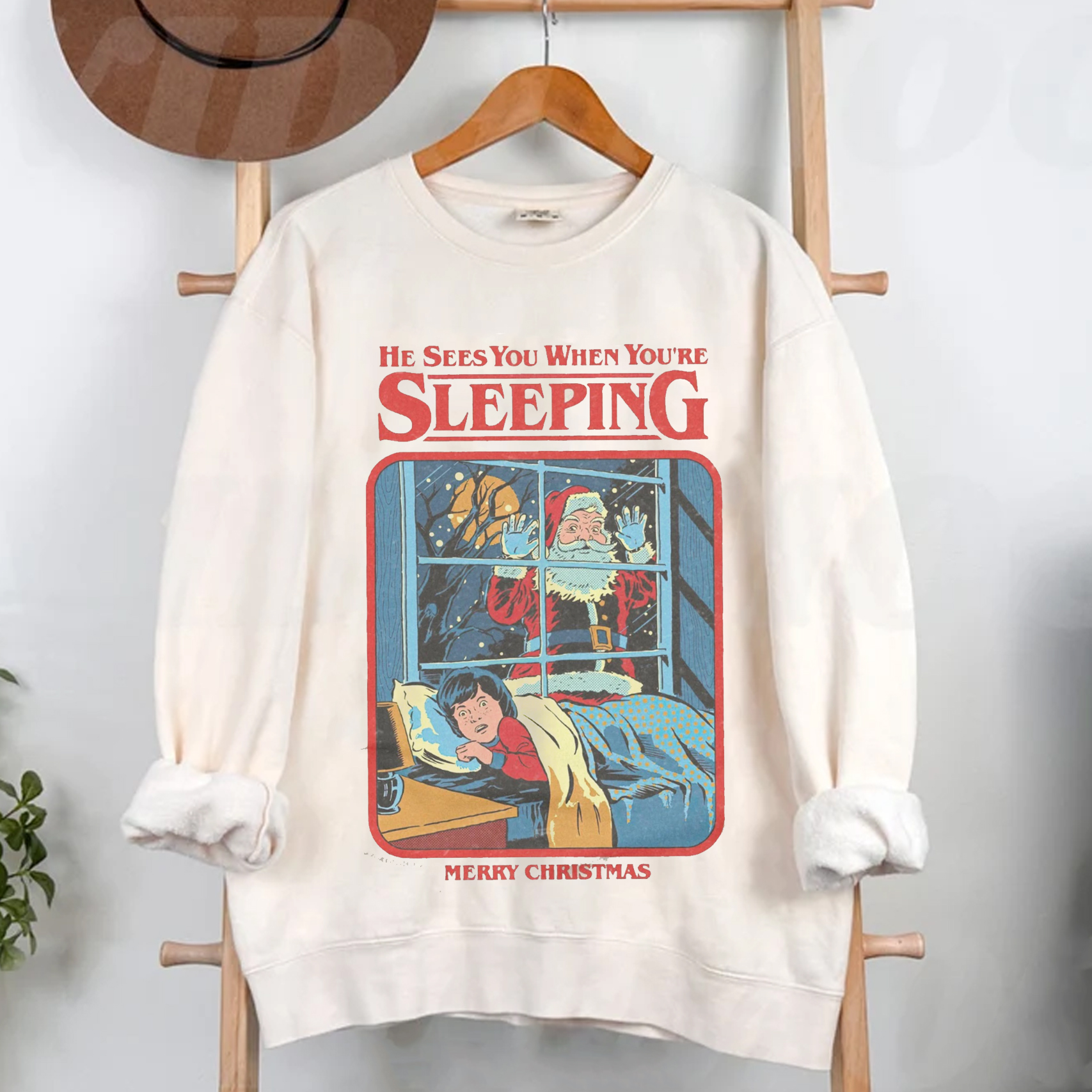 Vintage Creepy Santa Clause T-shirt/Sweatshirt