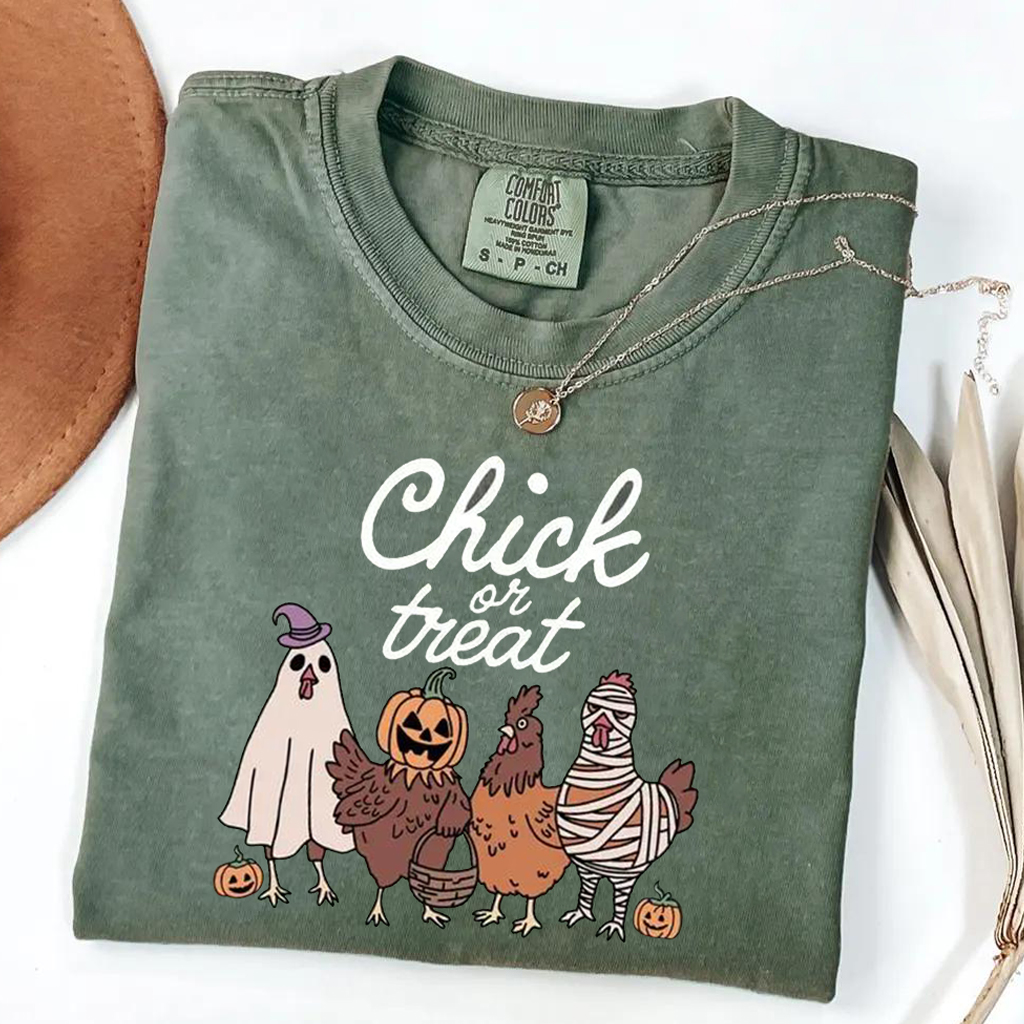 Chick or Treat Halloween T-shirt