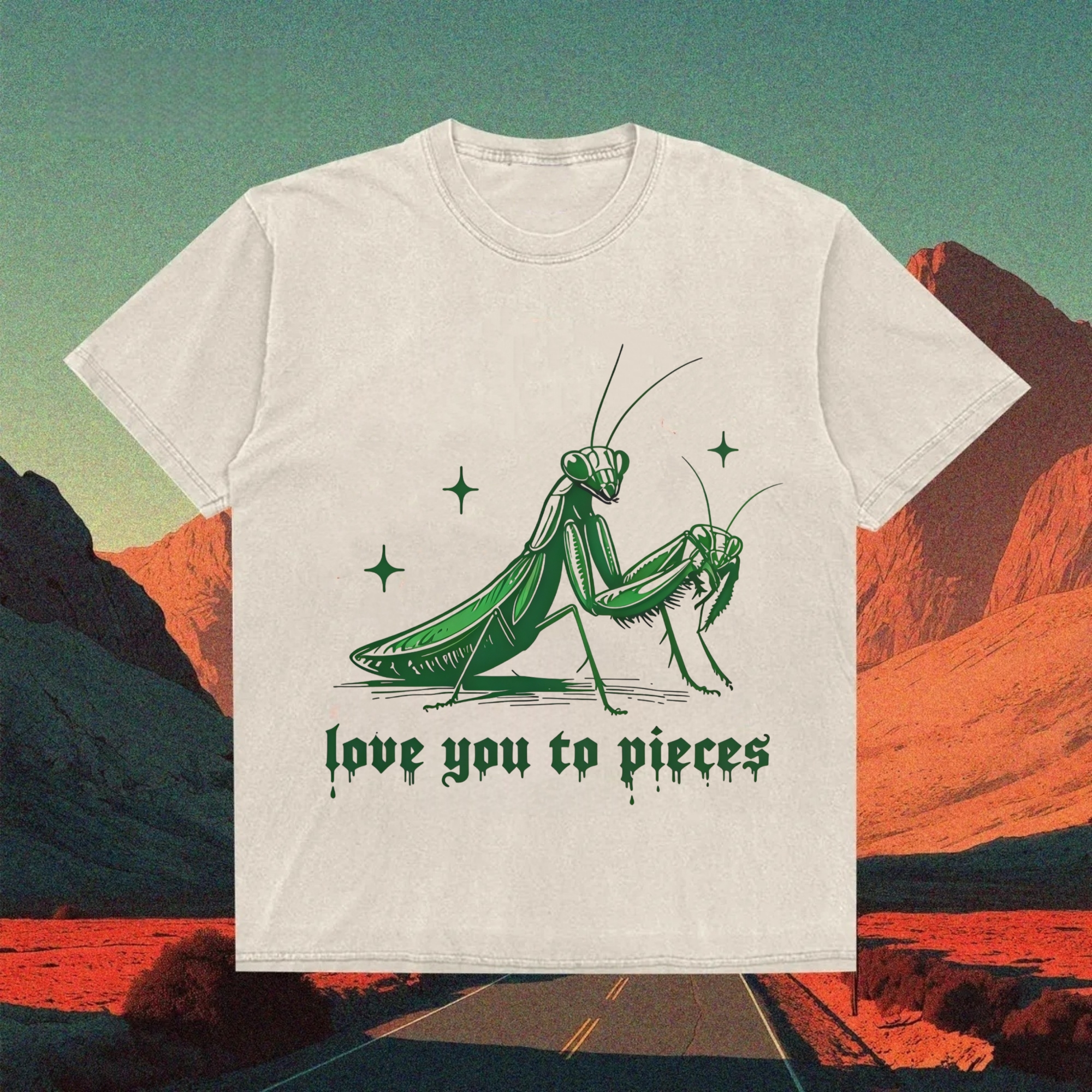 Dark Humor Praying Mantis T-shirt
