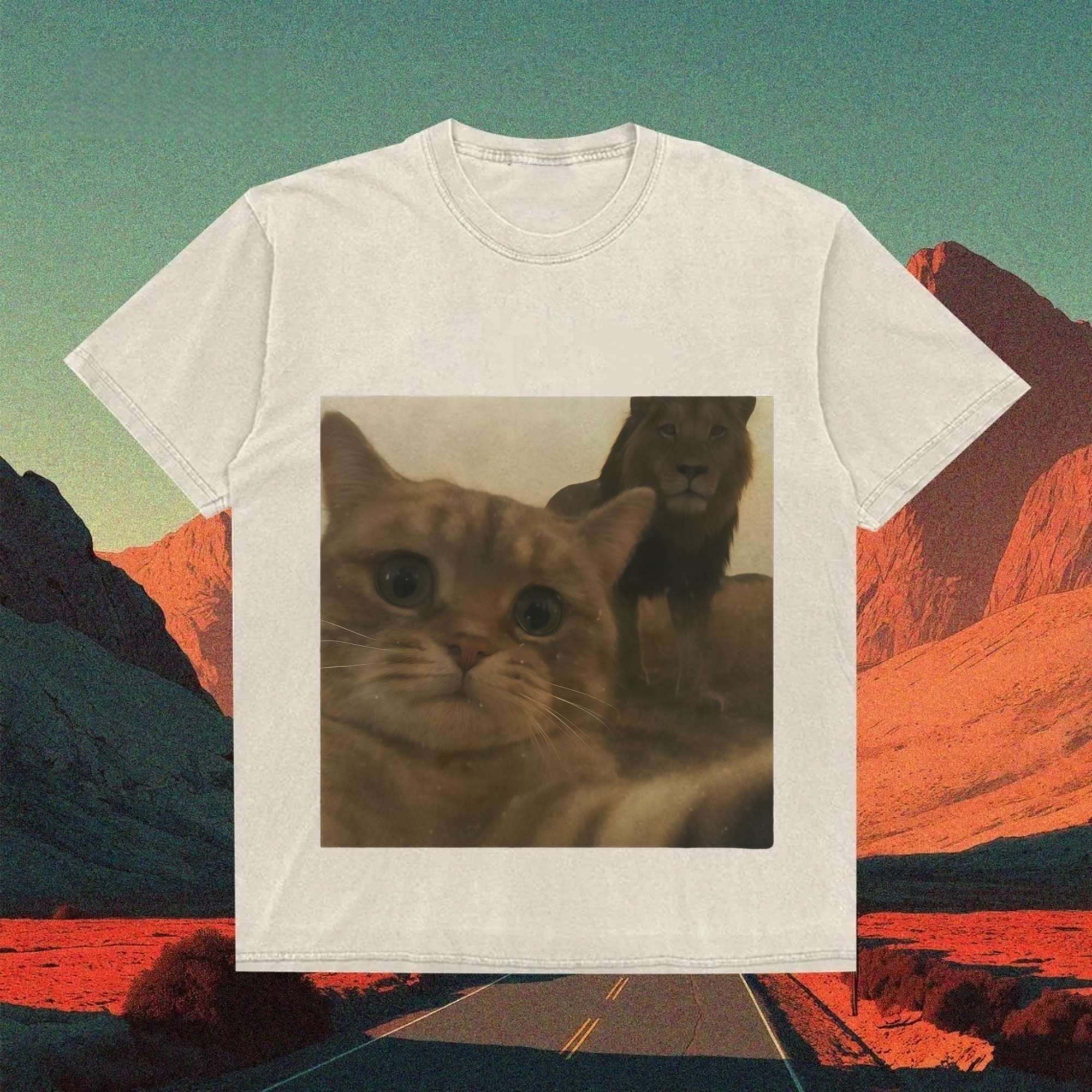 Courageous Soul Cat Selfie T-shirt
