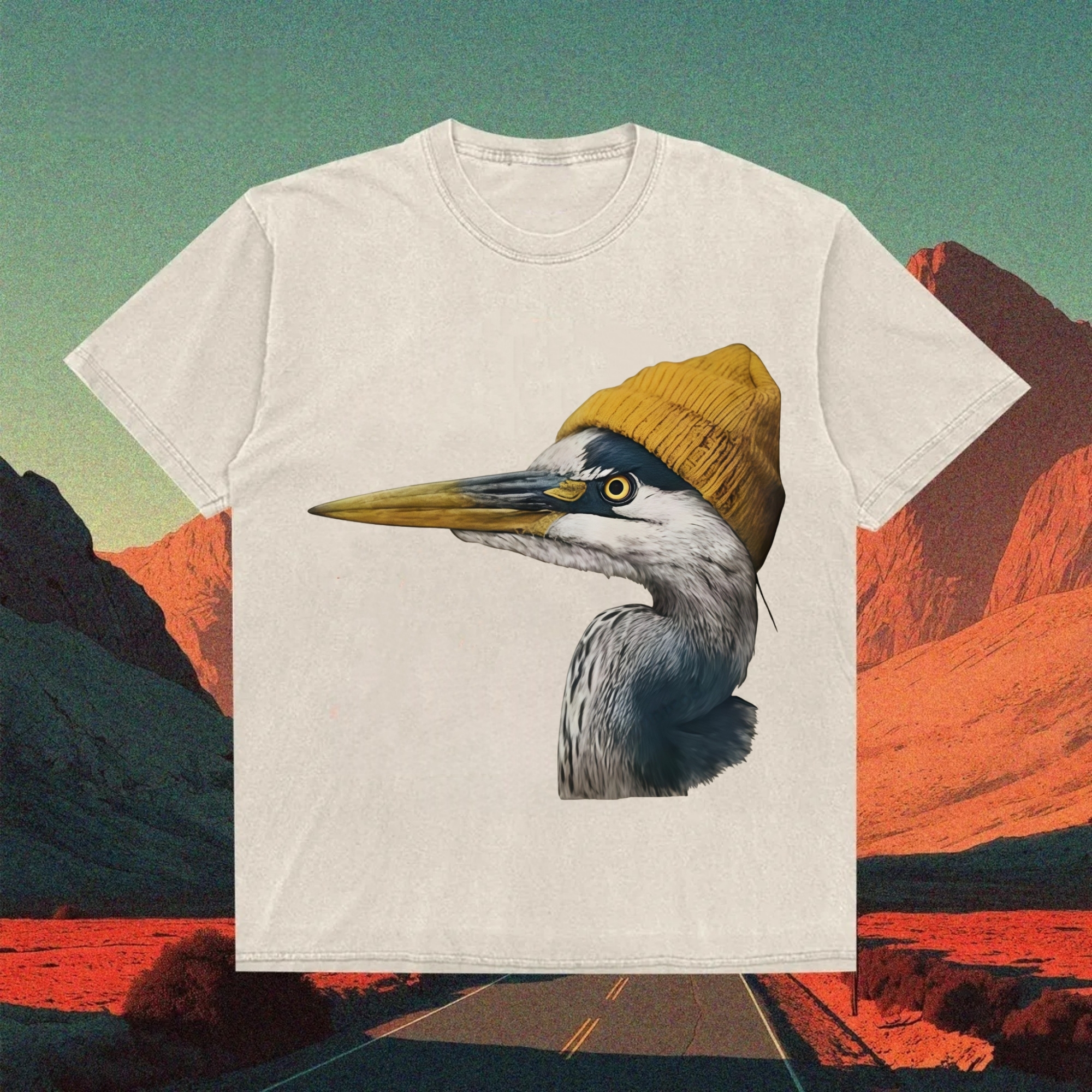Chilly Heron Vibes T-shirt
