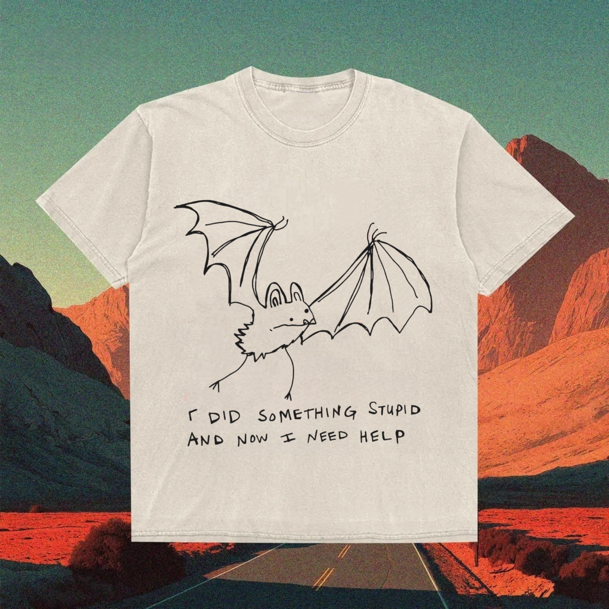 Clumsy Bat Confession T-shirt