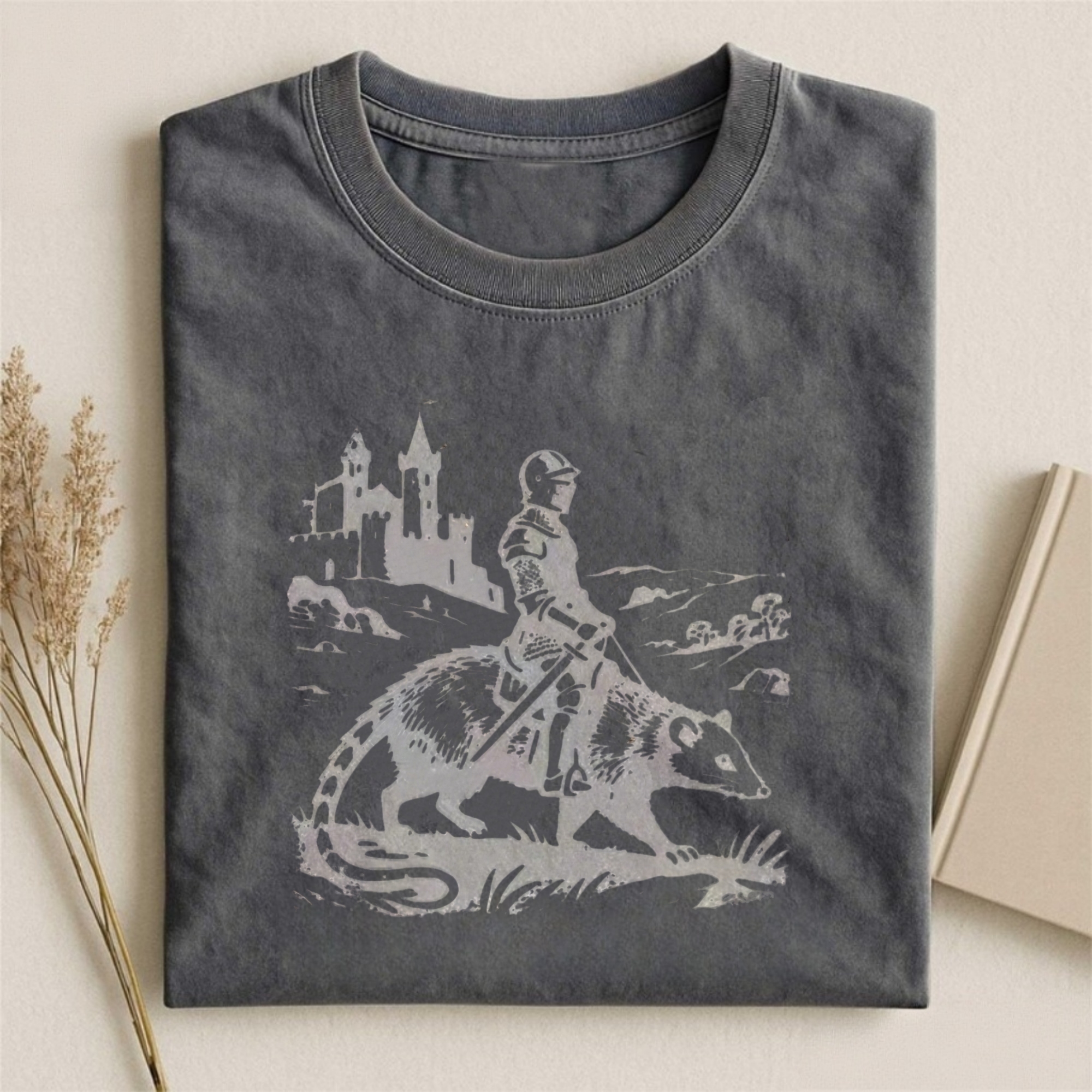 Funny Knight Opossum T-shirt
