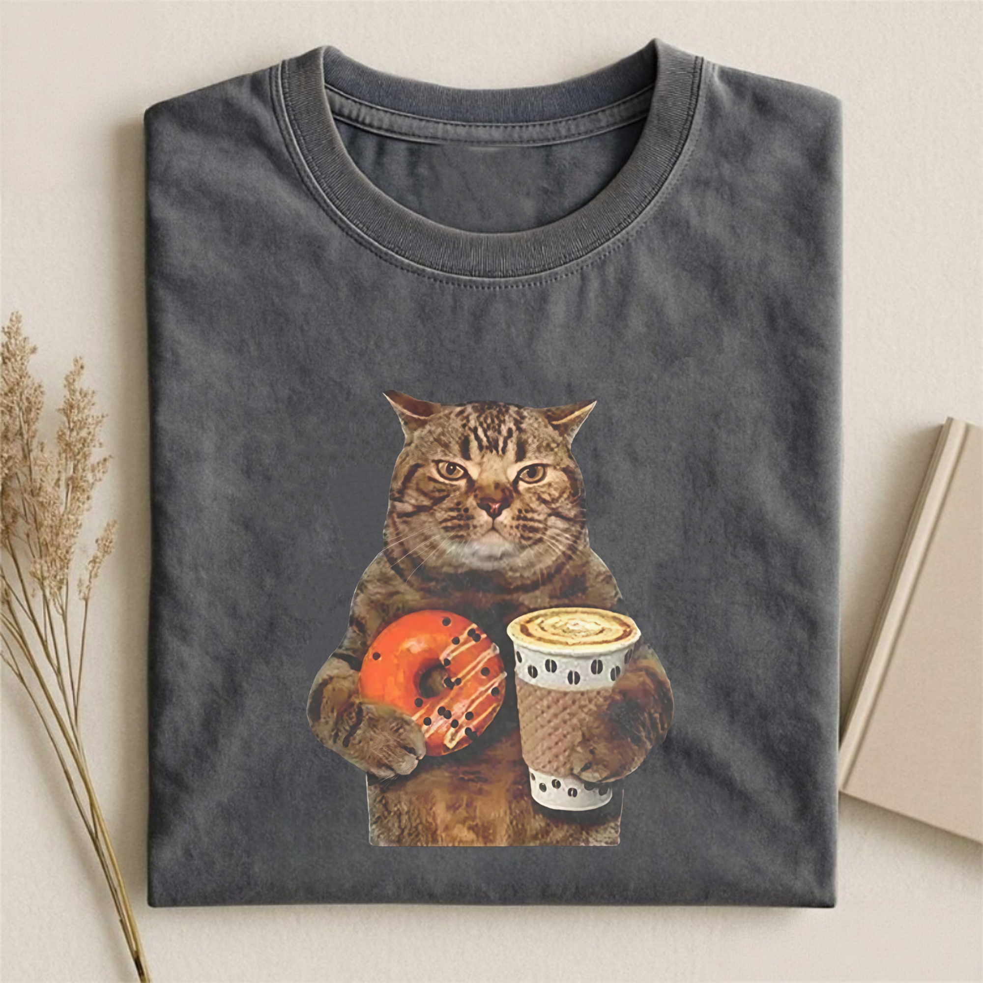 Funny Meme Fat Cat All I Need In Life T-shirt